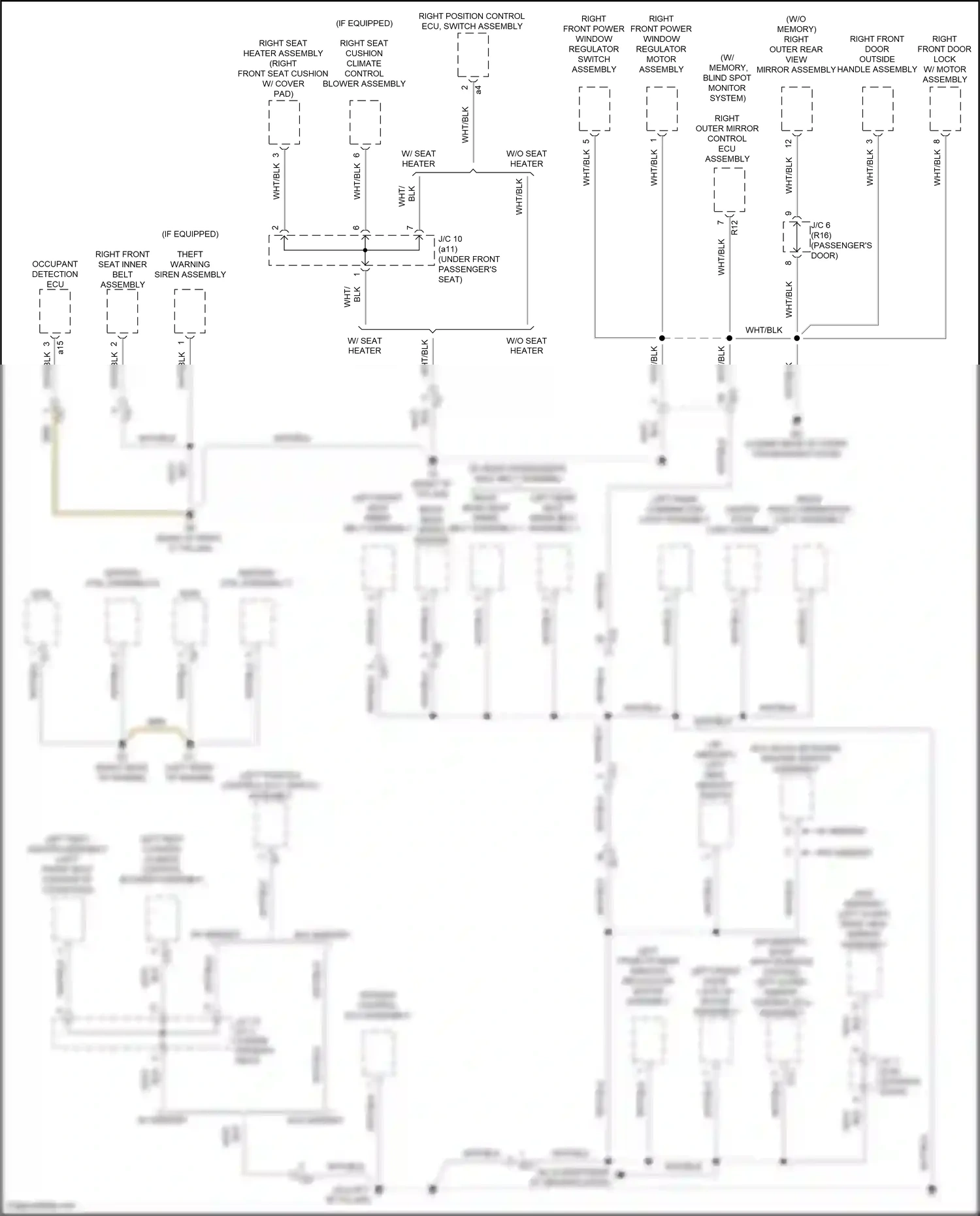 Lexus RC I facelift (2018-2024) multiplex network master switch assembly wiring diagram  (2 of 10)