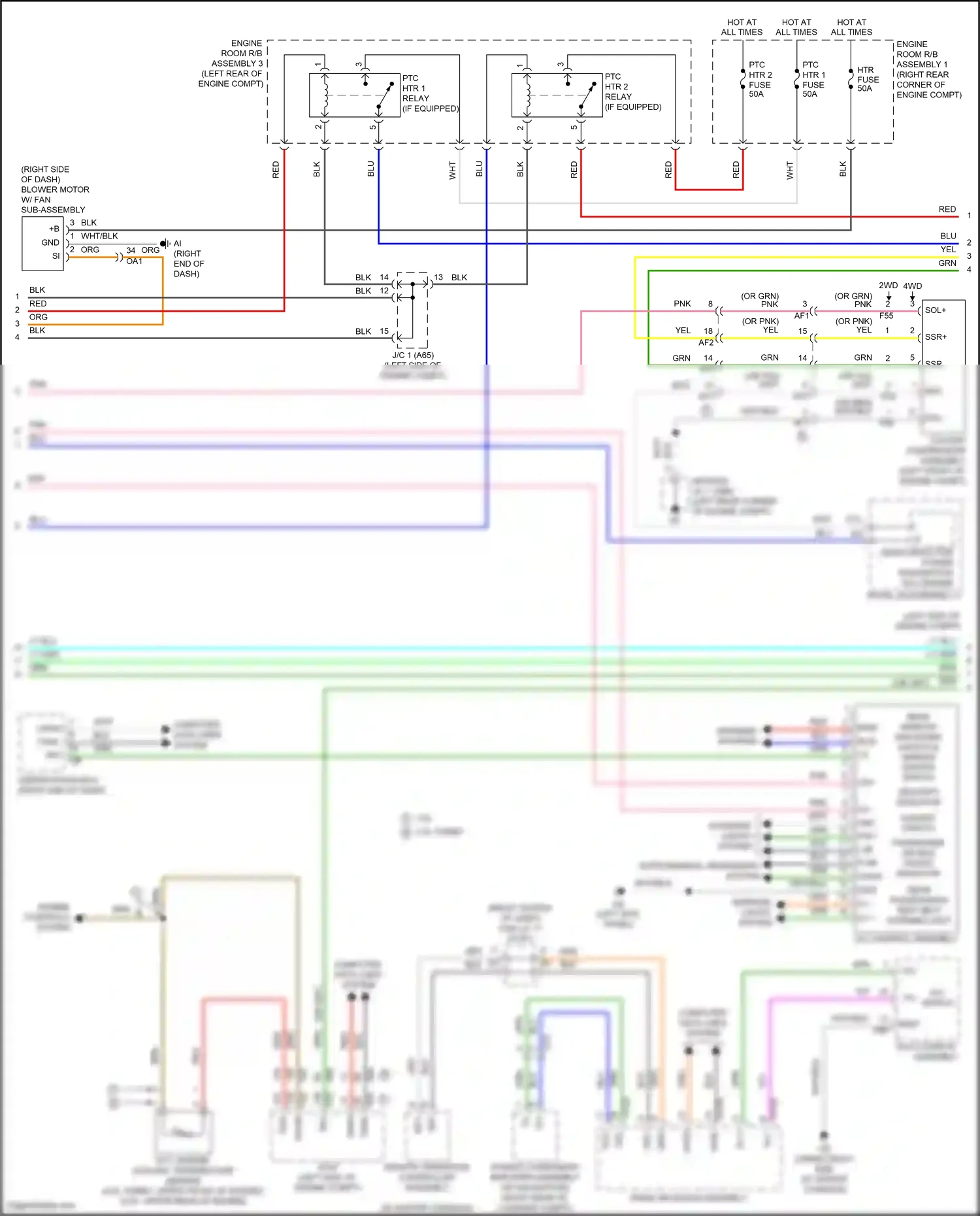 Lexus RC I facelift (2018-2024) remote operation controller assembly wiring diagram  (1 of 14)