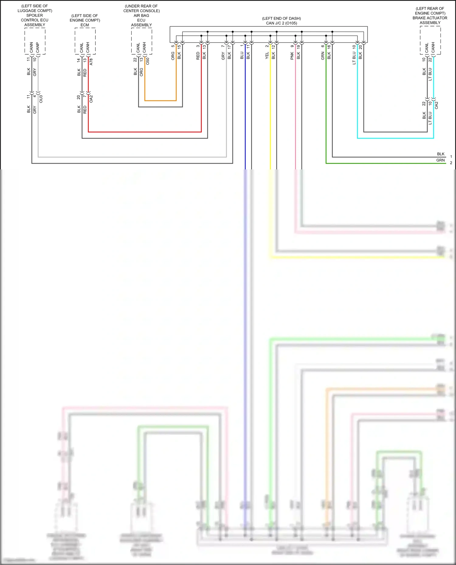 Lexus RC I facelift (2018-2024) stereo component equalizer assembly wiring diagram  (2 of 7)
