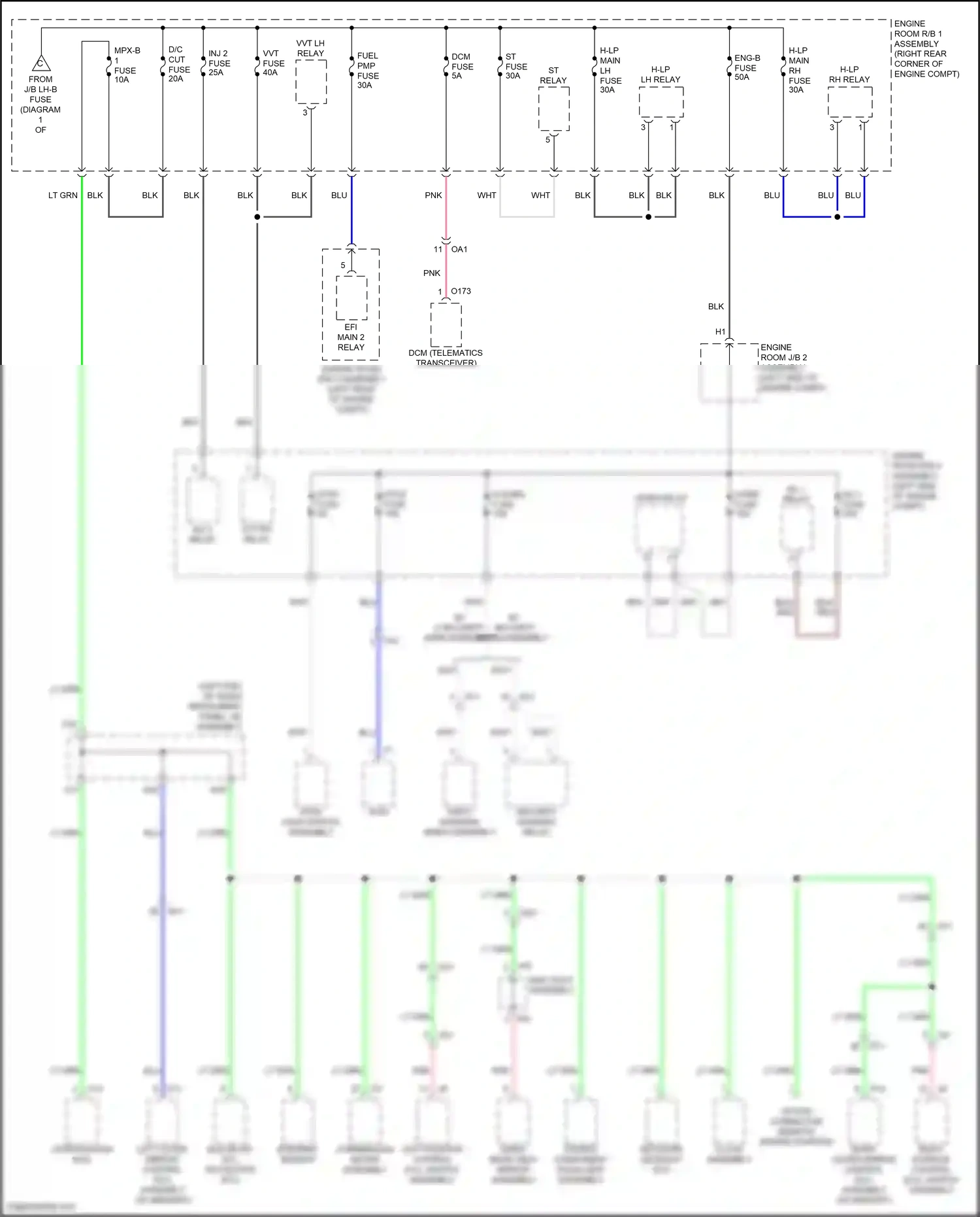 Lexus RC I facelift (2018-2024) stereo component equalizer assembly wiring diagram  (6 of 7)