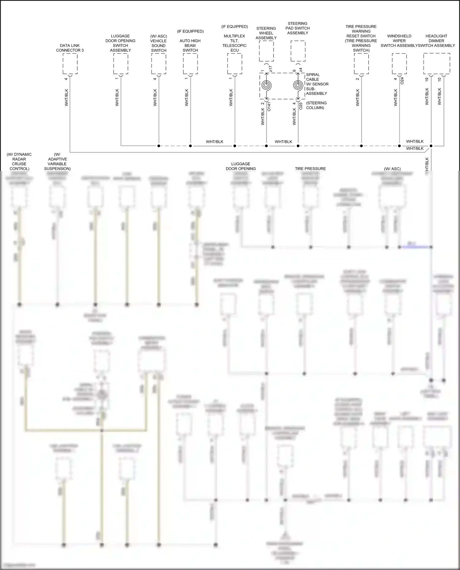 Lexus RC I facelift (2018-2024) stereo component equalizer assembly wiring diagram  (5 of 7)