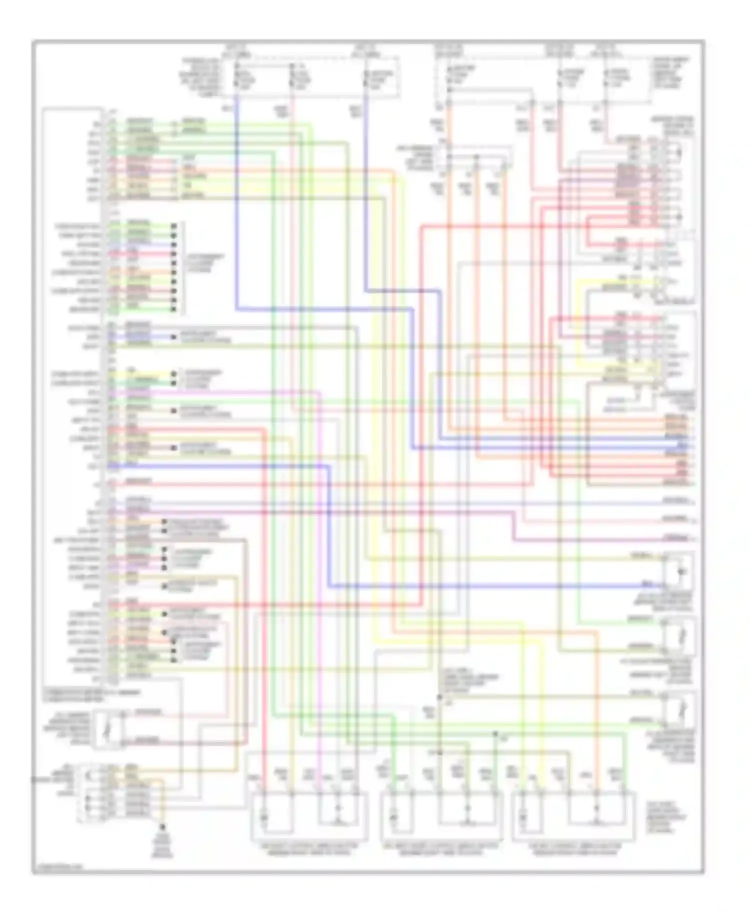 RX Lexus I (1997-2003): Automatic a/c circuit (1 of 2)
