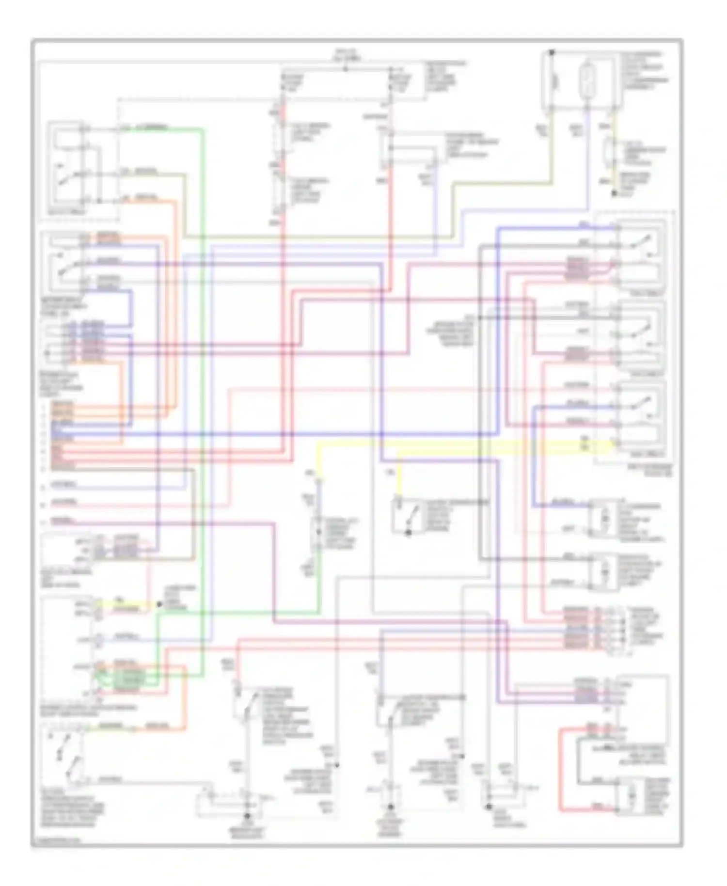 RX Lexus I (1997-2003): Automatic a/c circuit (2 of 2)
