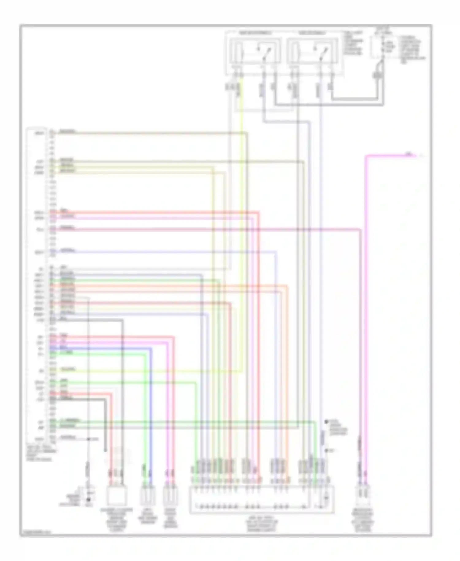 RX Lexus I (1997-2003): Anti-lock brake circuits (1 of 2)