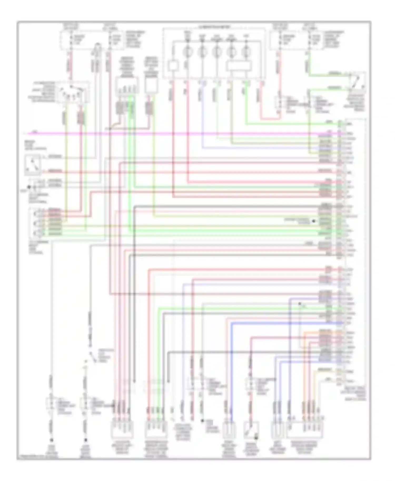 RX Lexus I (1997-2003): Anti-lock brake circuits (2 of 2)