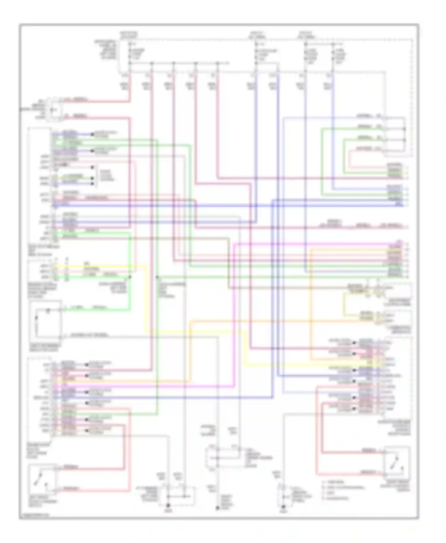 RX Lexus I (1997-2003): Anti-theft circuit (1 of 2)