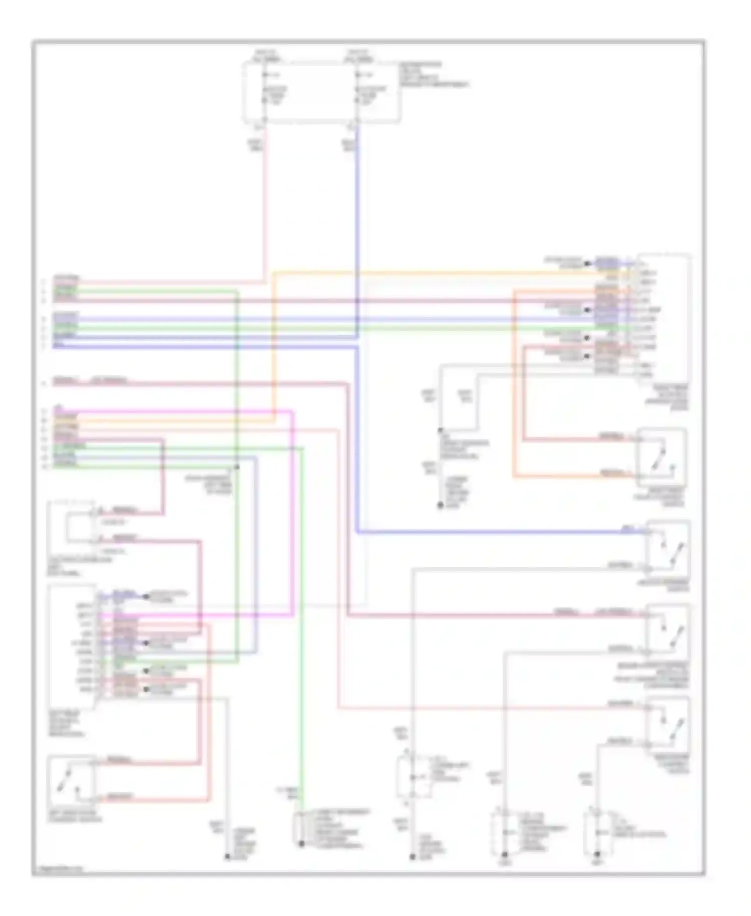 RX Lexus I (1997-2003): Anti-theft circuit (2 of 2)