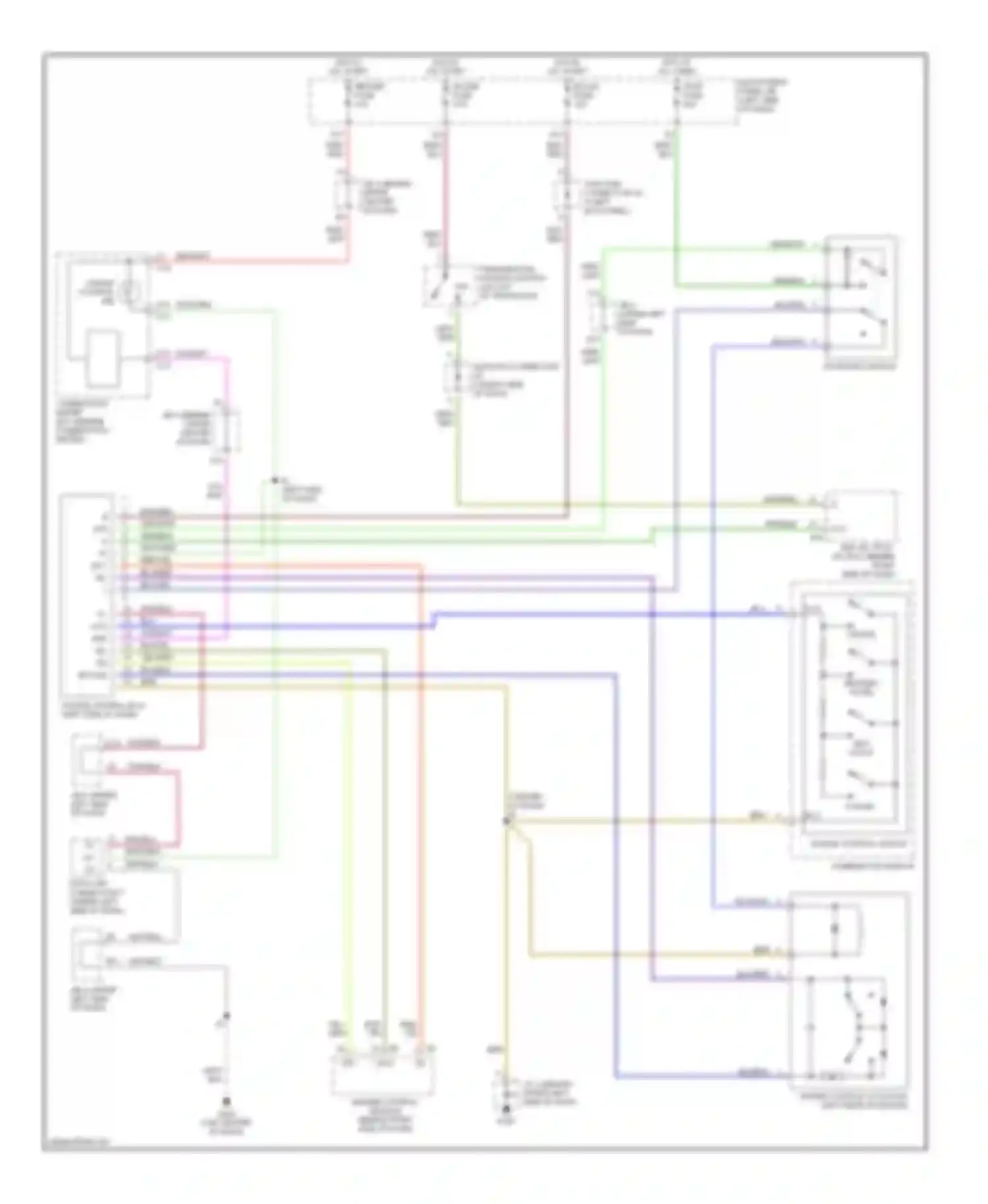 RX Lexus I (1997-2003): Cruise control circuit