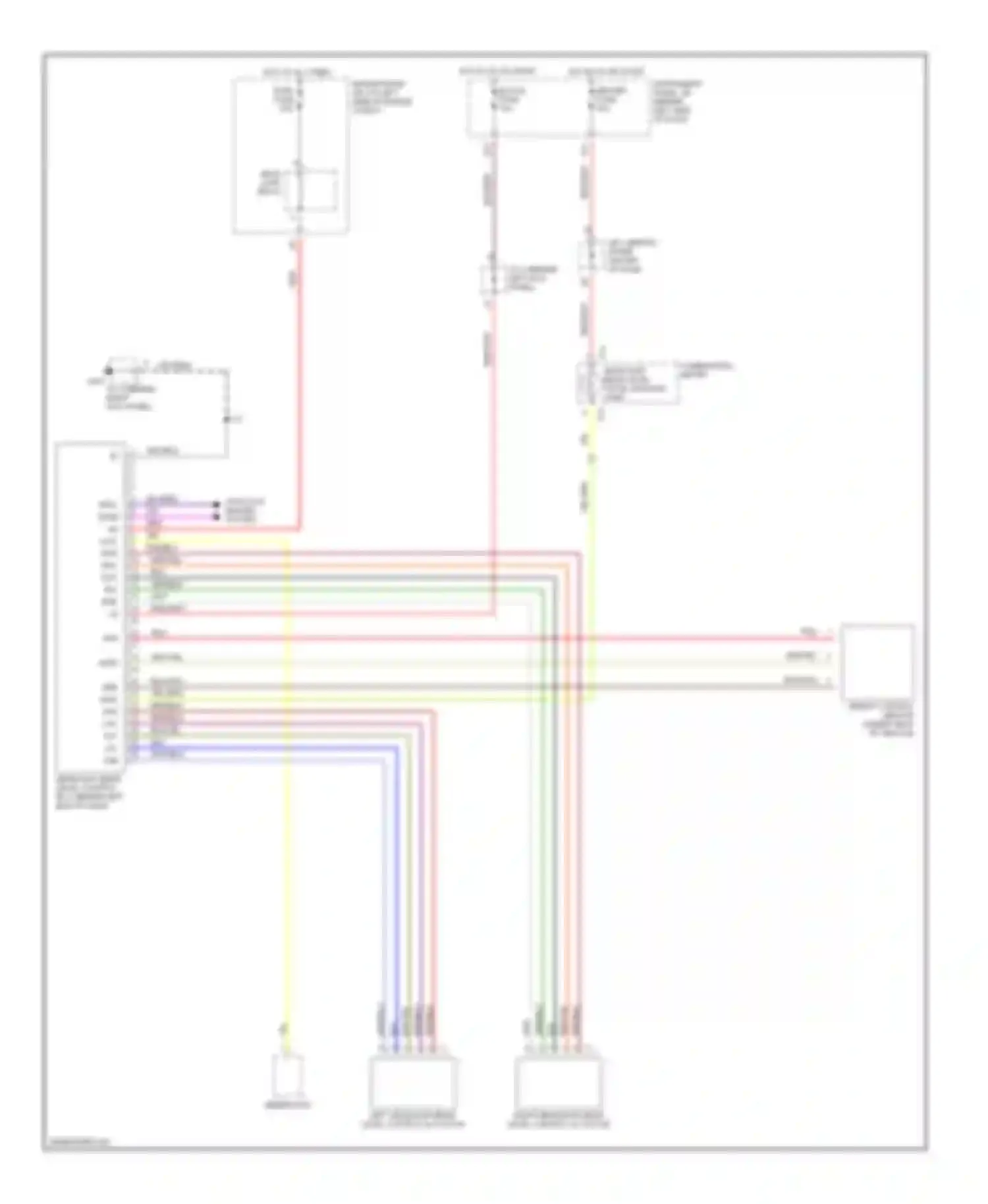 RX Lexus I (1997-2003): Headlamps leveling circuit