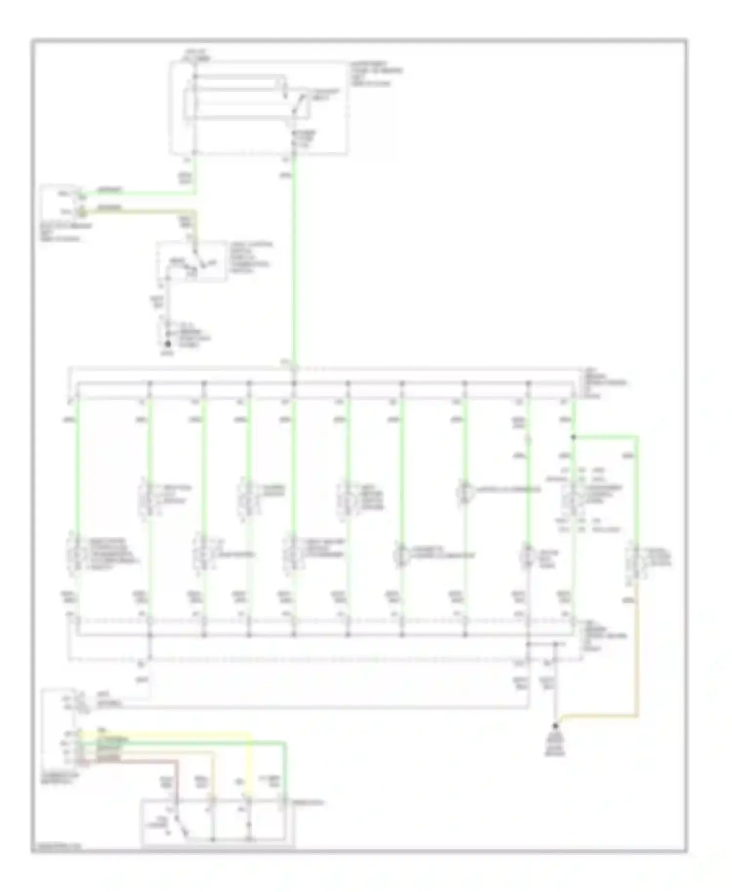 RX Lexus I (1997-2003): Instrument illumination circuit