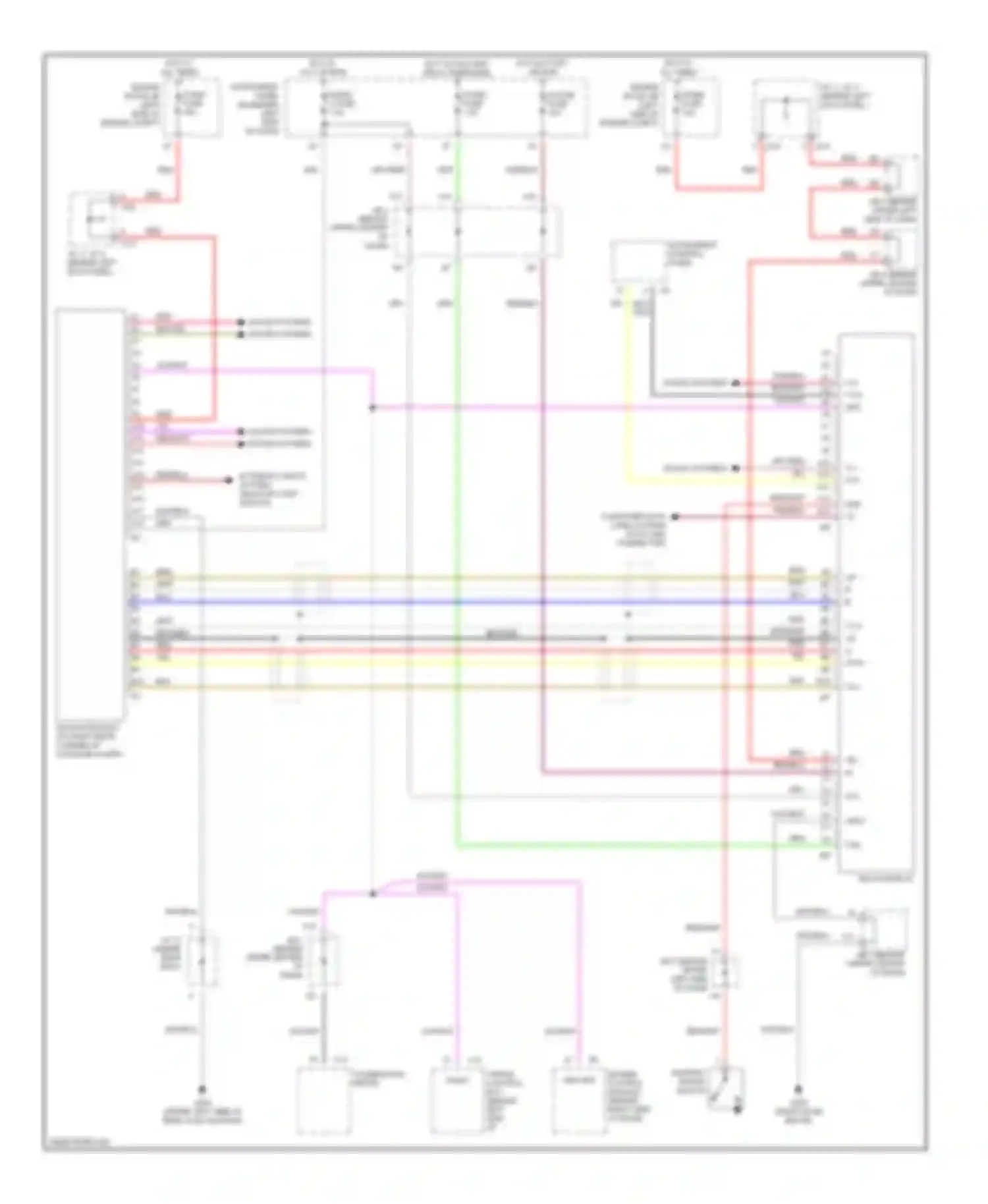 RX Lexus I (1997-2003): Navigation circuit