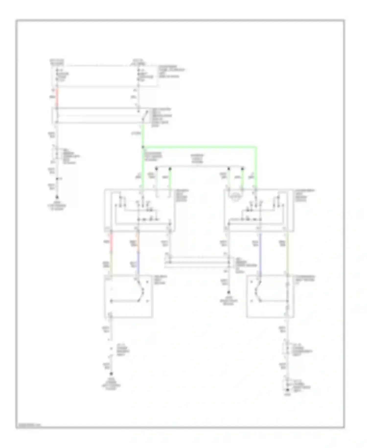 RX Lexus I (1997-2003): Heated seats circuit