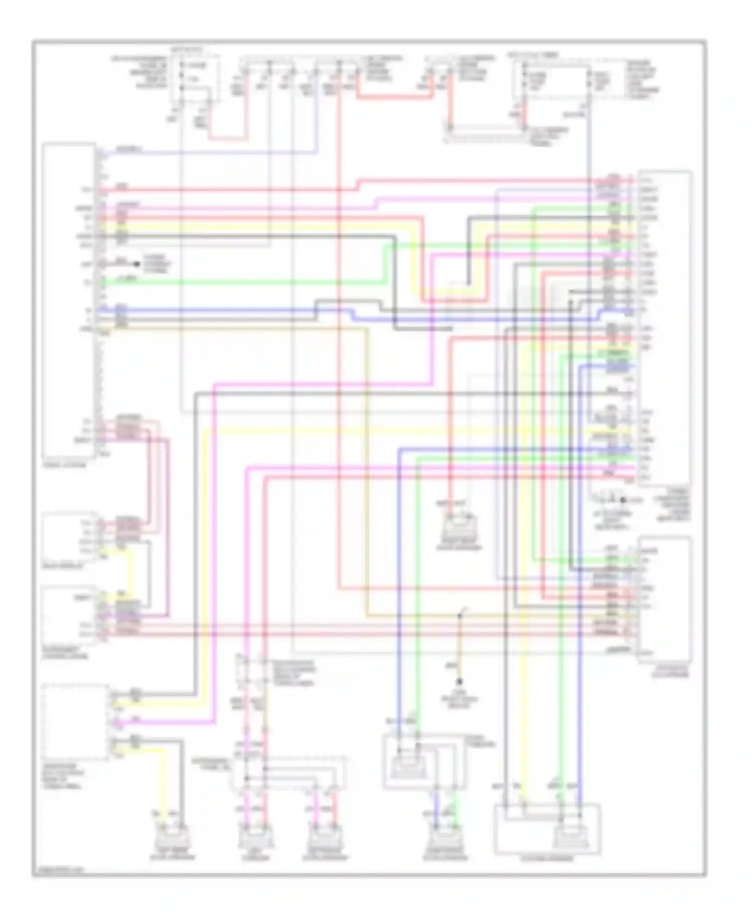 RX Lexus I (1997-2003): Radio circuits, with navigation