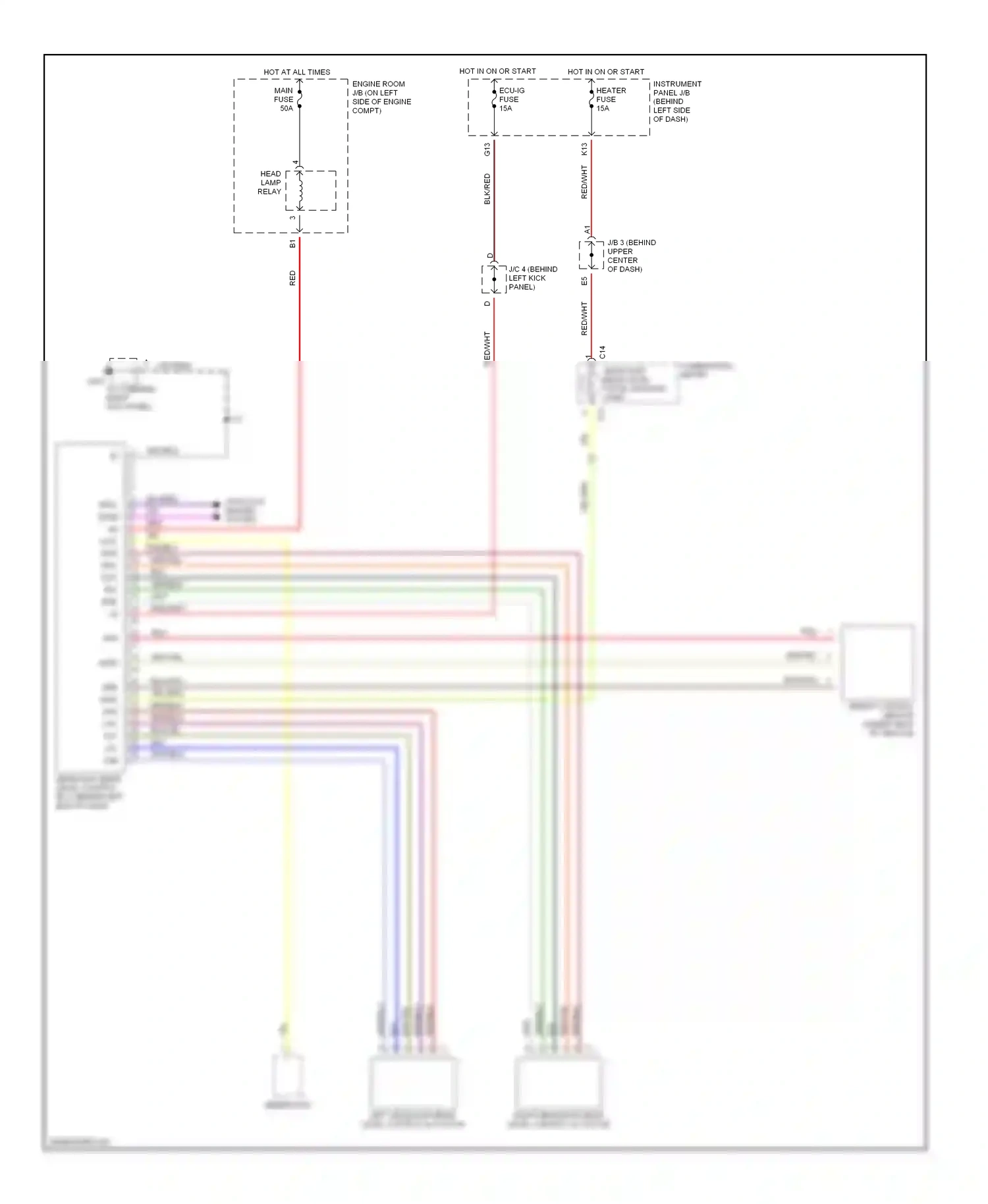 Wiring diagram blk/yel for Lexus RX I (1997-2003) (6 of 14)