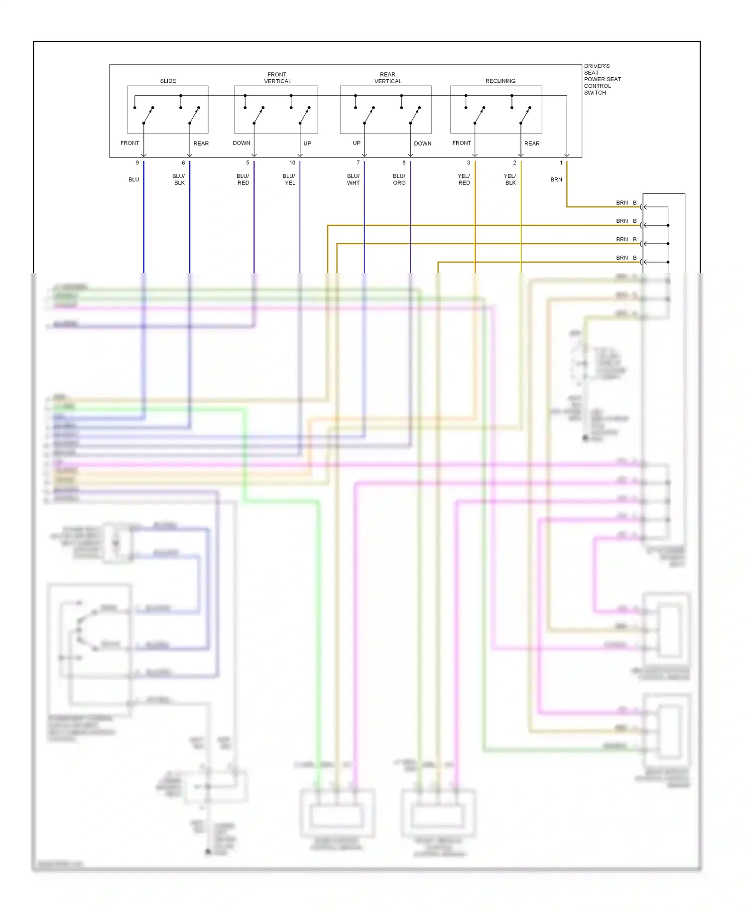 Wiring diagram wht for Lexus RX I (1997-2003) (33 of 55)