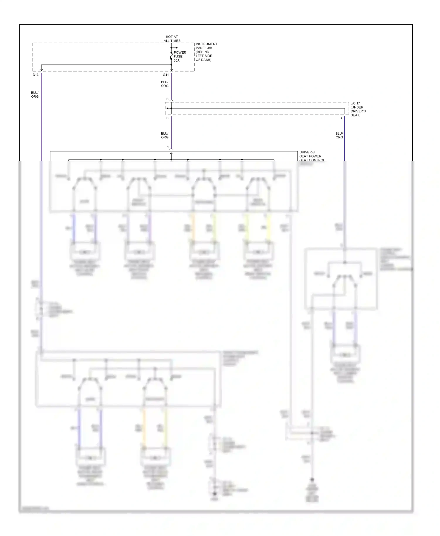 Wiring diagram wht for Lexus RX I (1997-2003) (43 of 55)