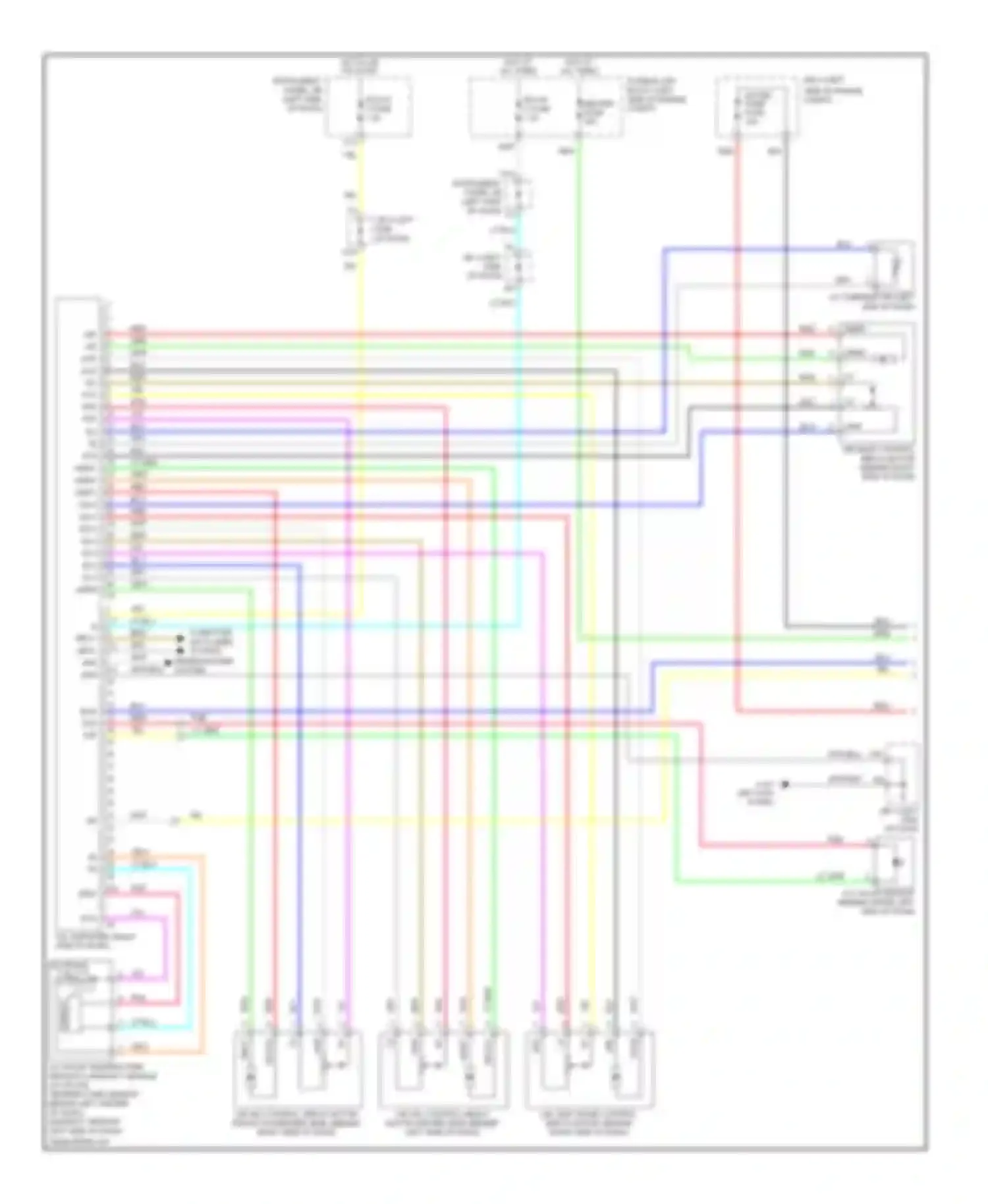 RX Lexus II facelift (2006-2009): Automatic a/c circuit (1 of 2)