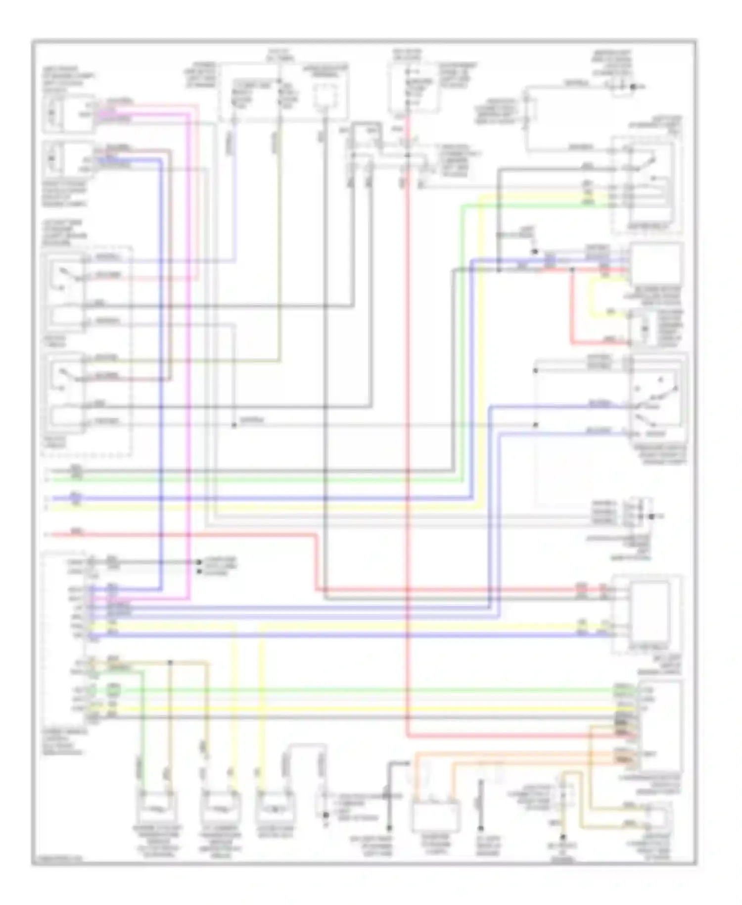 RX Lexus II facelift (2006-2009): Automatic a/c circuit (2 of 2)