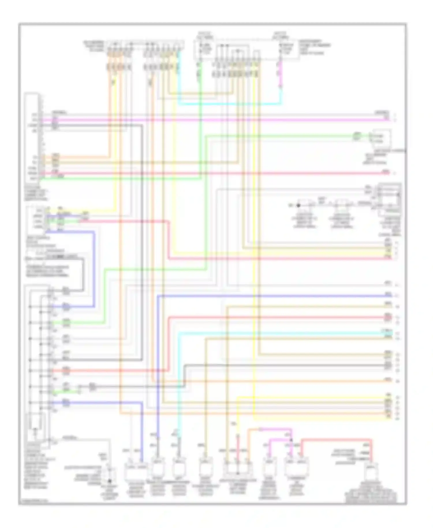 RX Lexus II facelift (2006-2009): Computer data lines circuit (1 of 3)