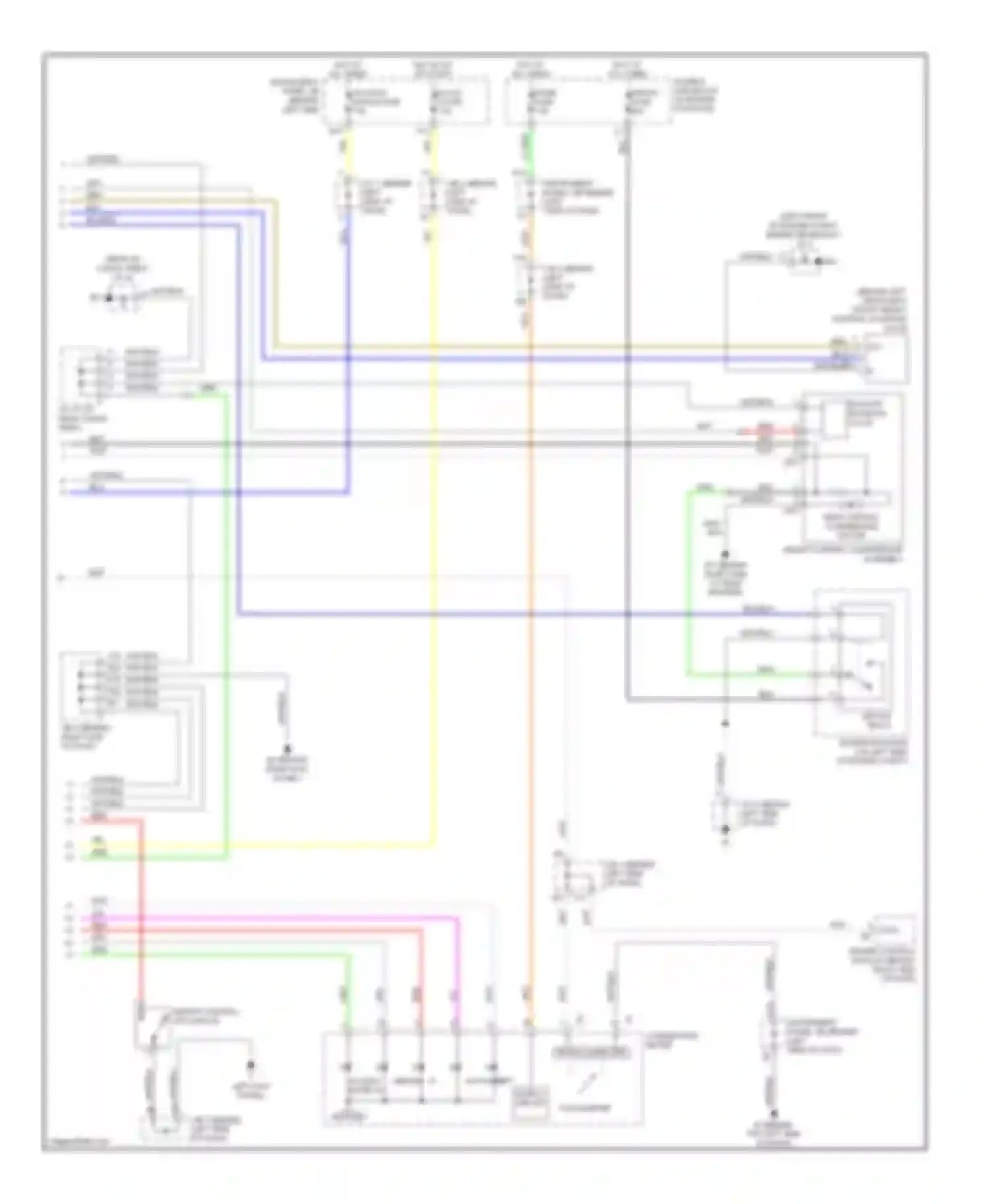 RX Lexus II facelift (2006-2009): Electronic suspension circuit (2 of 2)