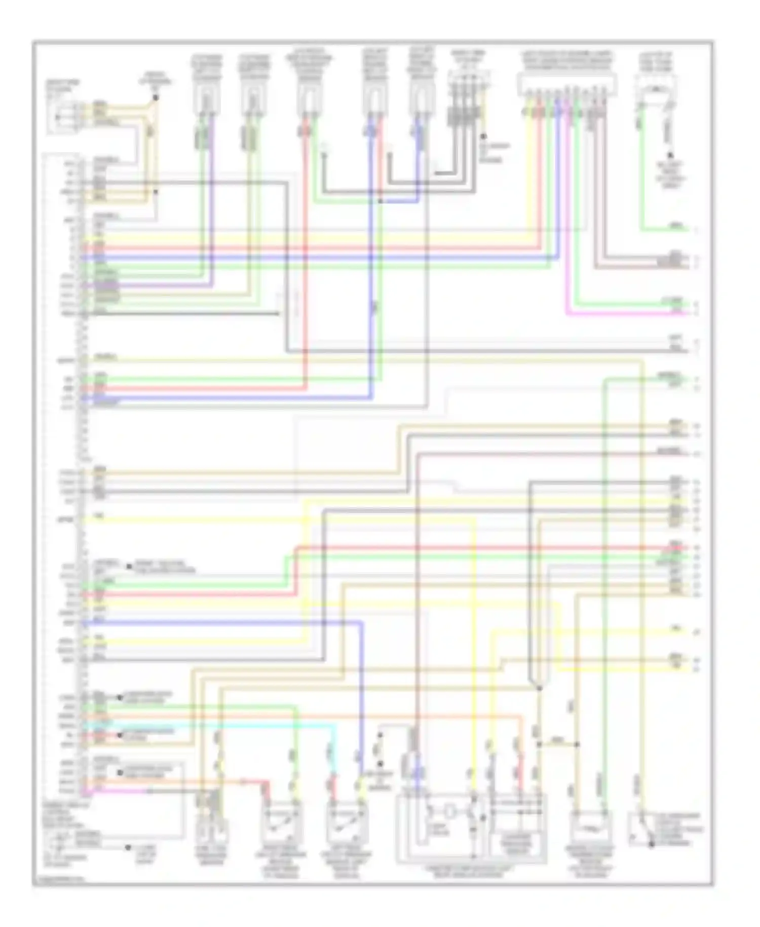 RX Lexus II facelift (2006-2009): Wiring diagram engine performance 3.3l (1 of 7)