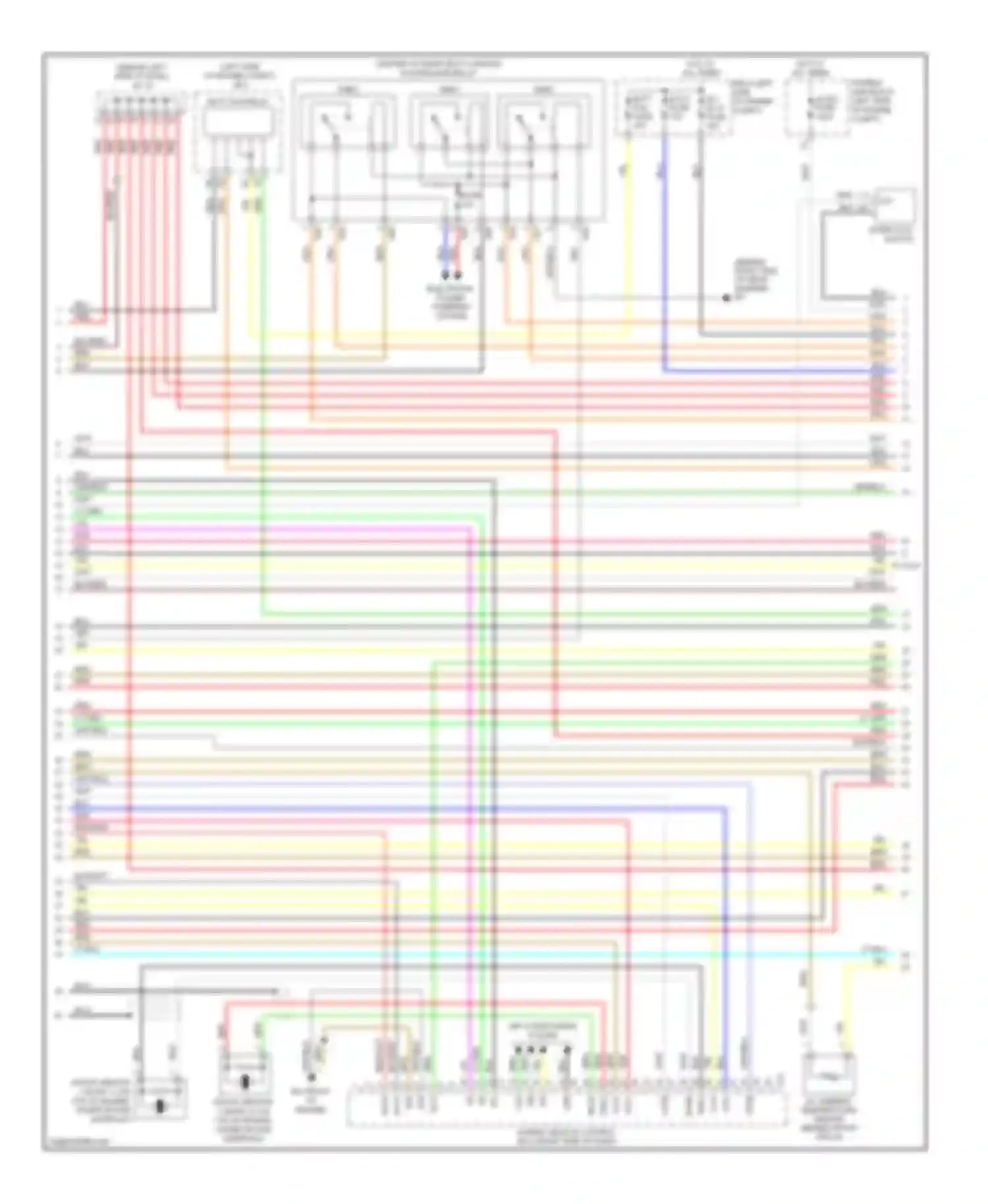 RX Lexus II facelift (2006-2009): Wiring diagram engine performance 3.3l (3 of 7)