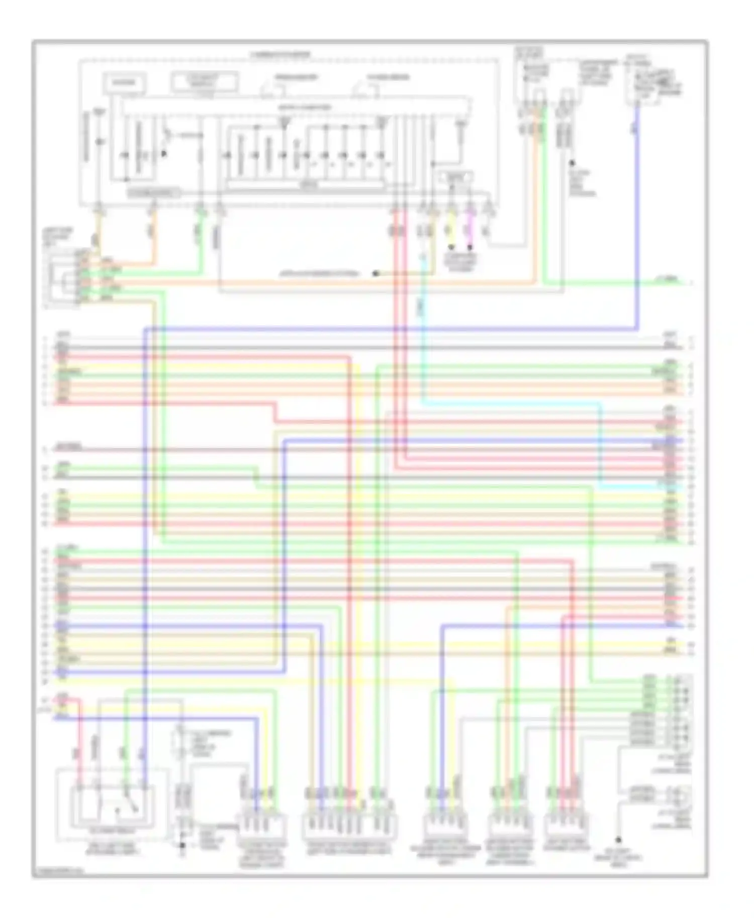RX Lexus II facelift (2006-2009): Wiring diagram engine performance 3.3l (5 of 7)