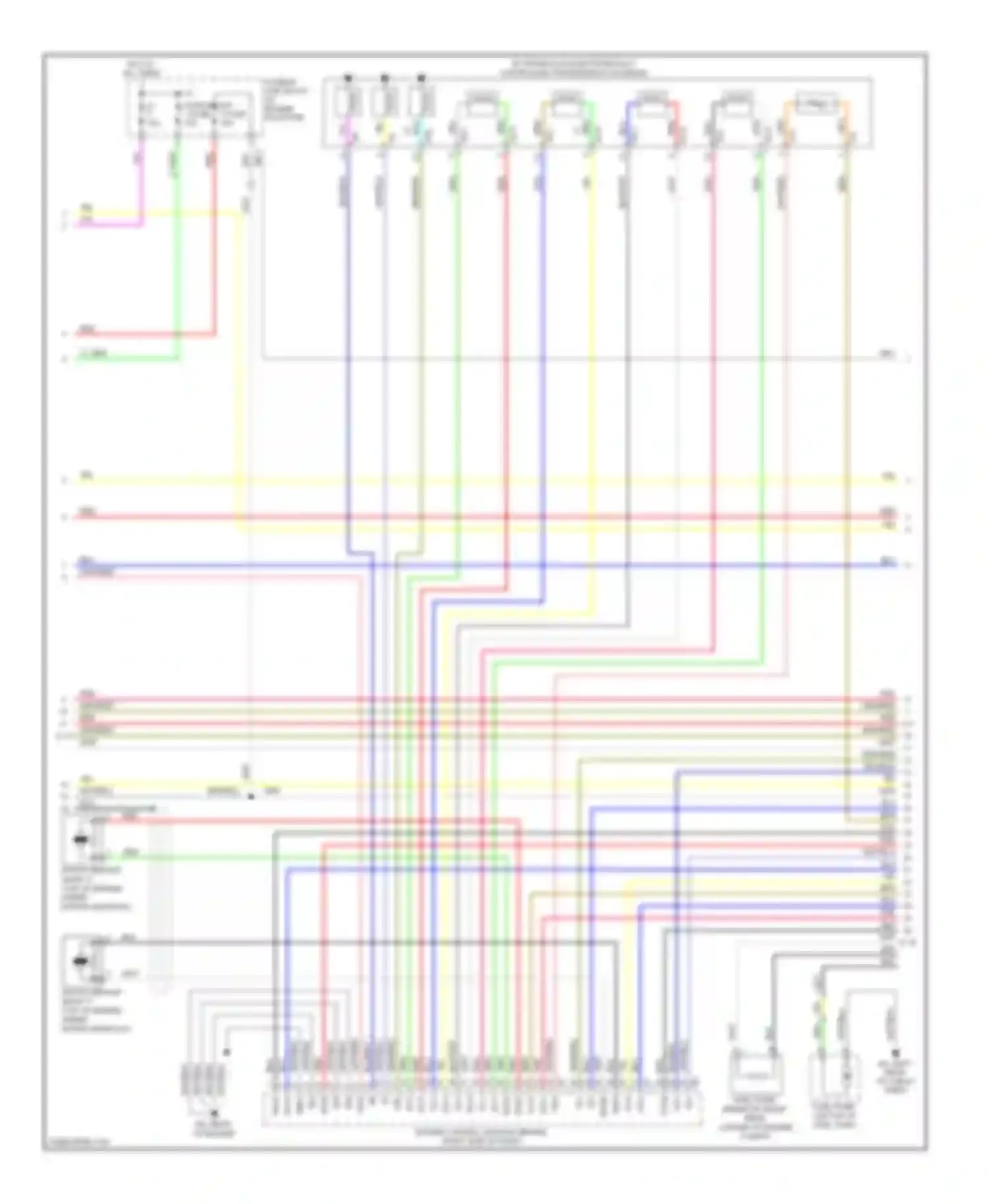 RX Lexus II facelift (2006-2009): Wiring diagram engine performance 3.5l (3 of 6)