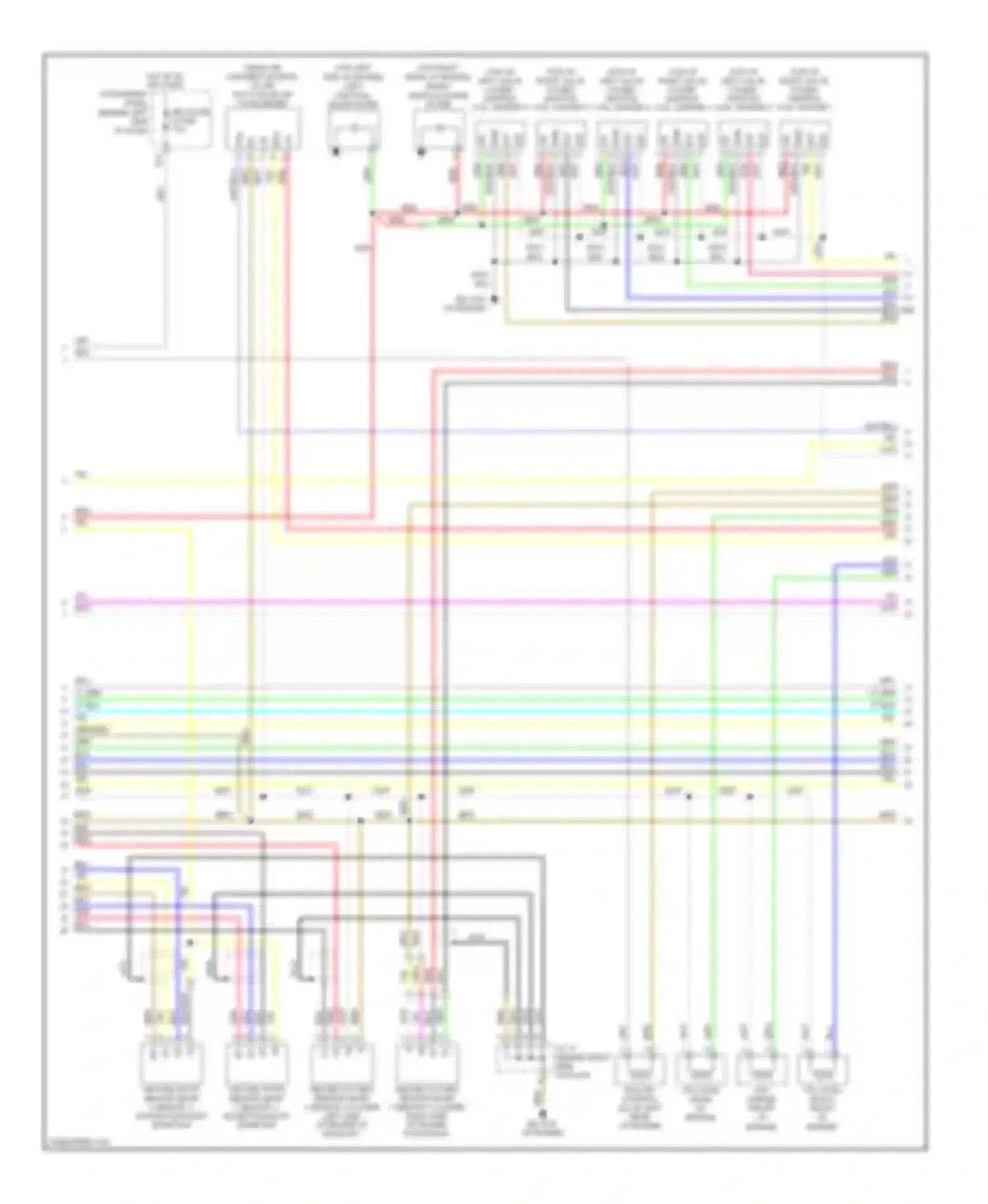 RX Lexus II facelift (2006-2009): Wiring diagram engine performance 3.5l (5 of 6)