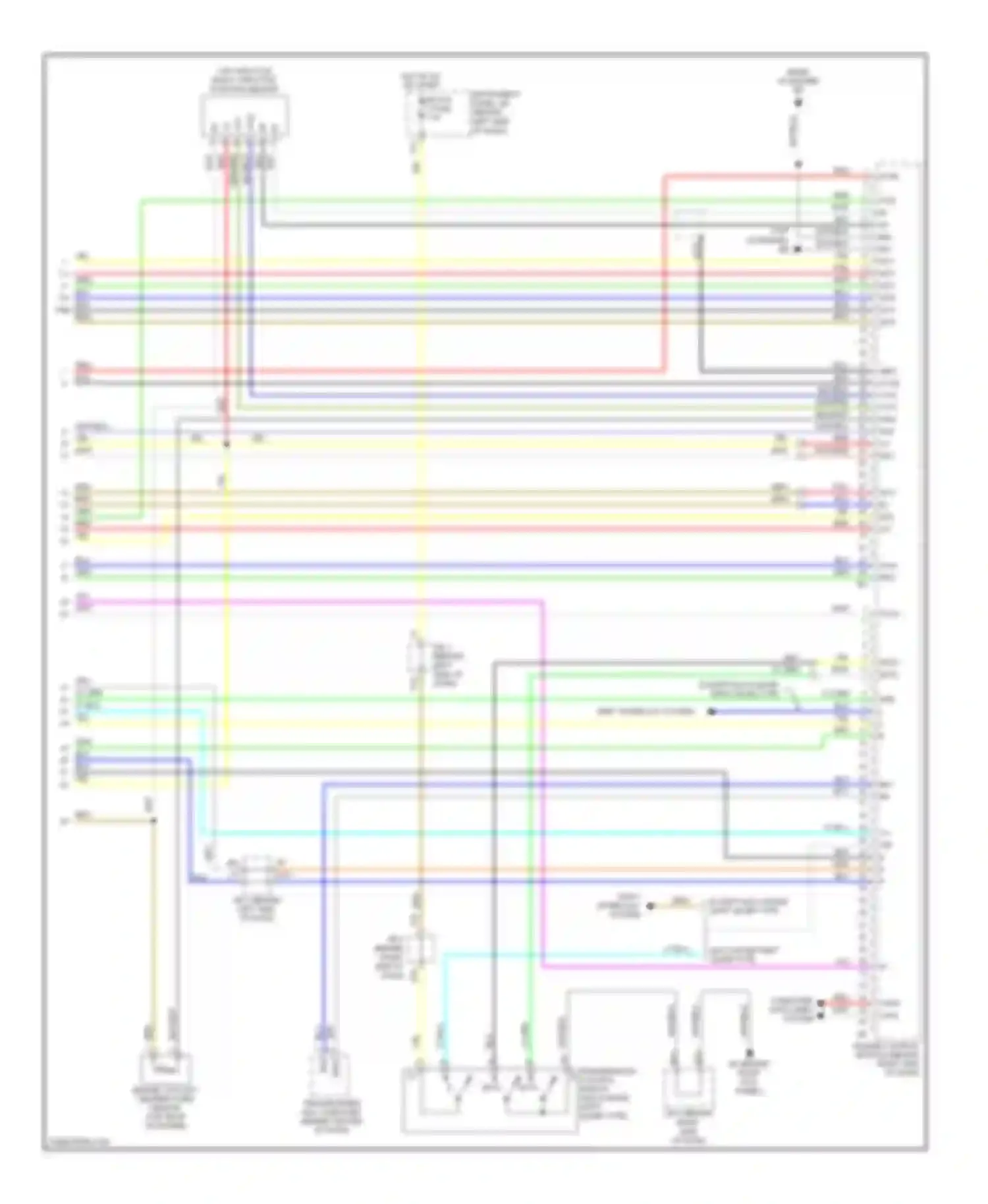 RX Lexus II facelift (2006-2009): Wiring diagram engine performance 3.5l (6 of 6)