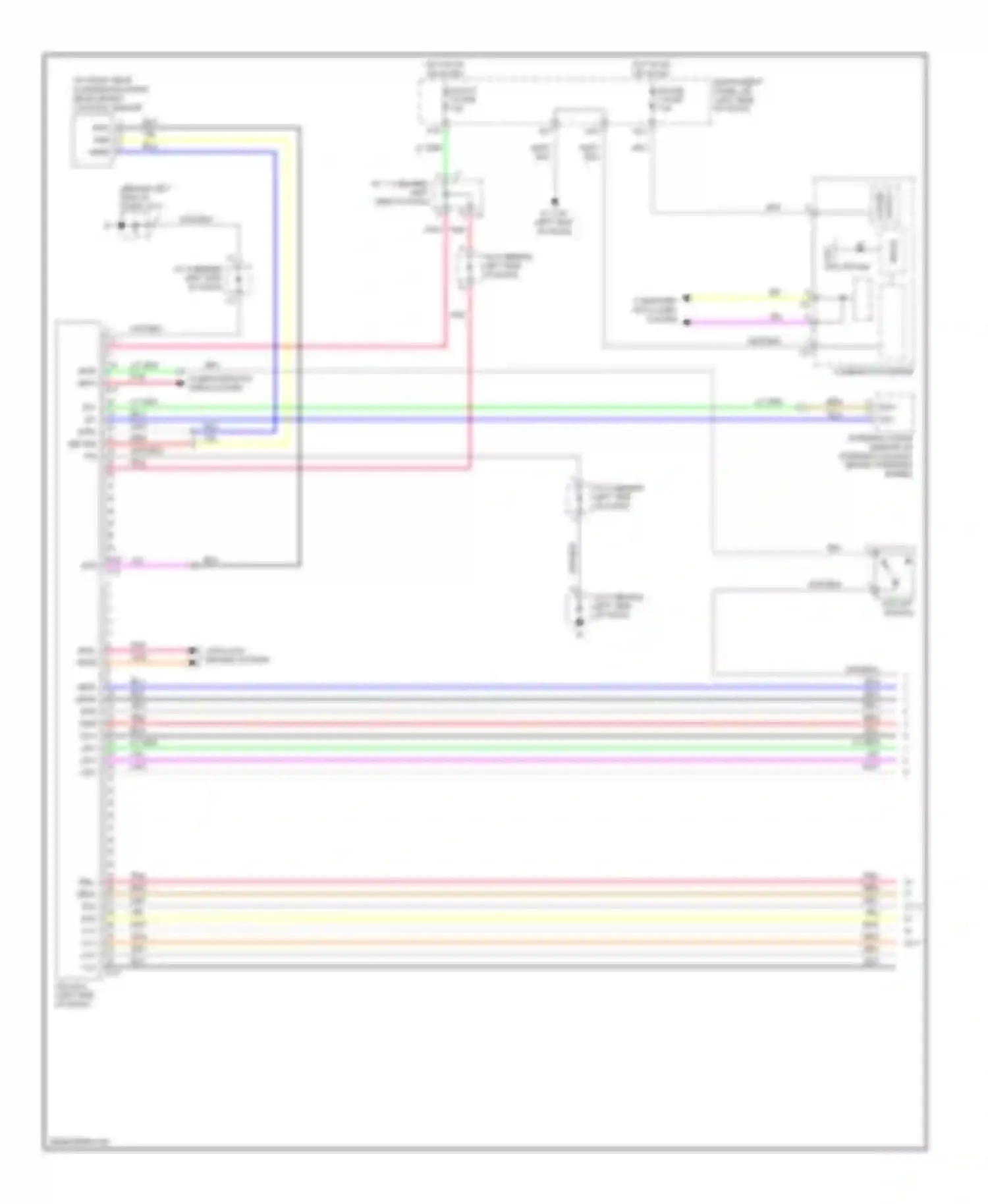 RX Lexus II facelift (2006-2009): Adaptive front lighting circuit (1 of 2)