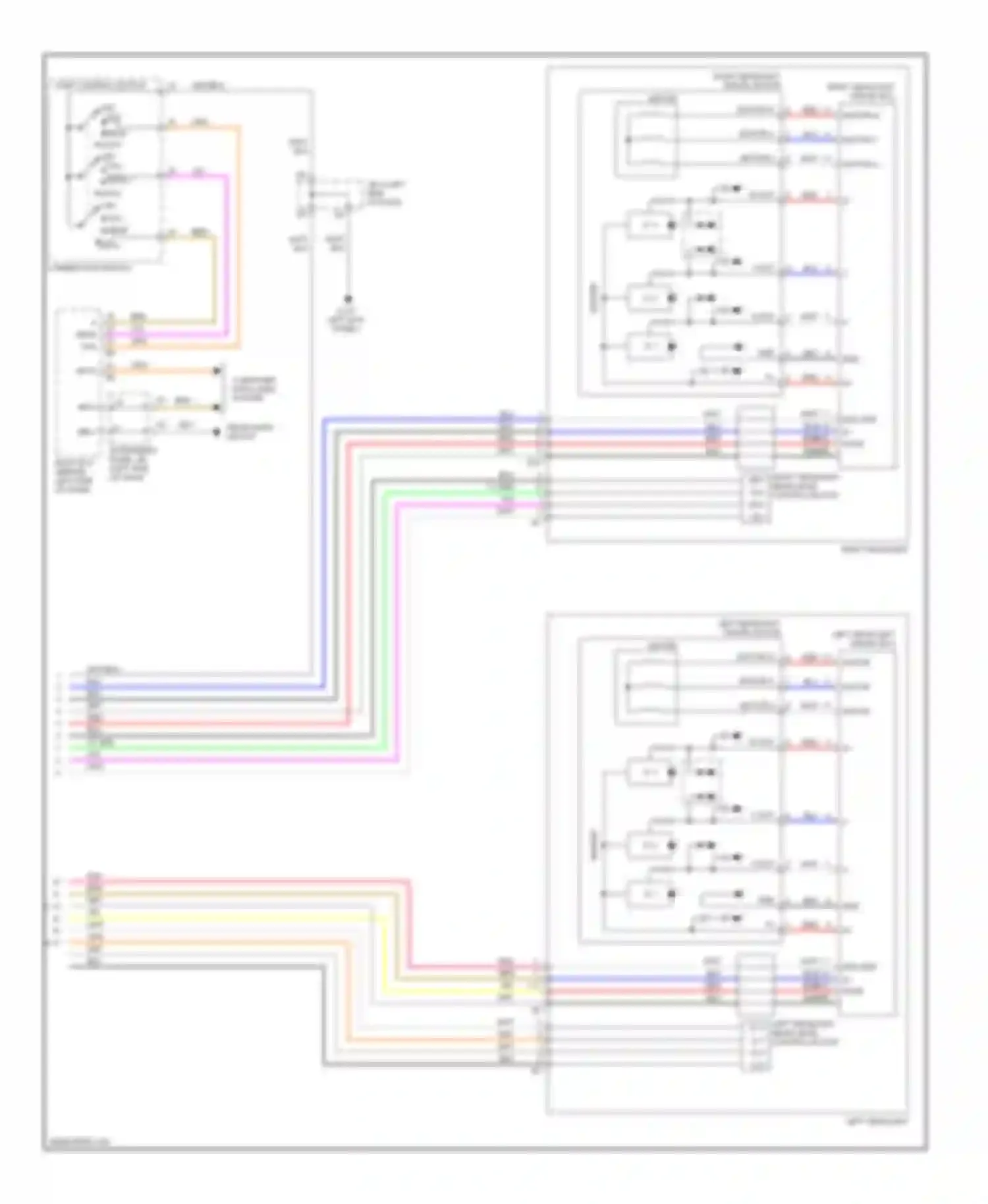 RX Lexus II facelift (2006-2009): Adaptive front lighting circuit (2 of 2)