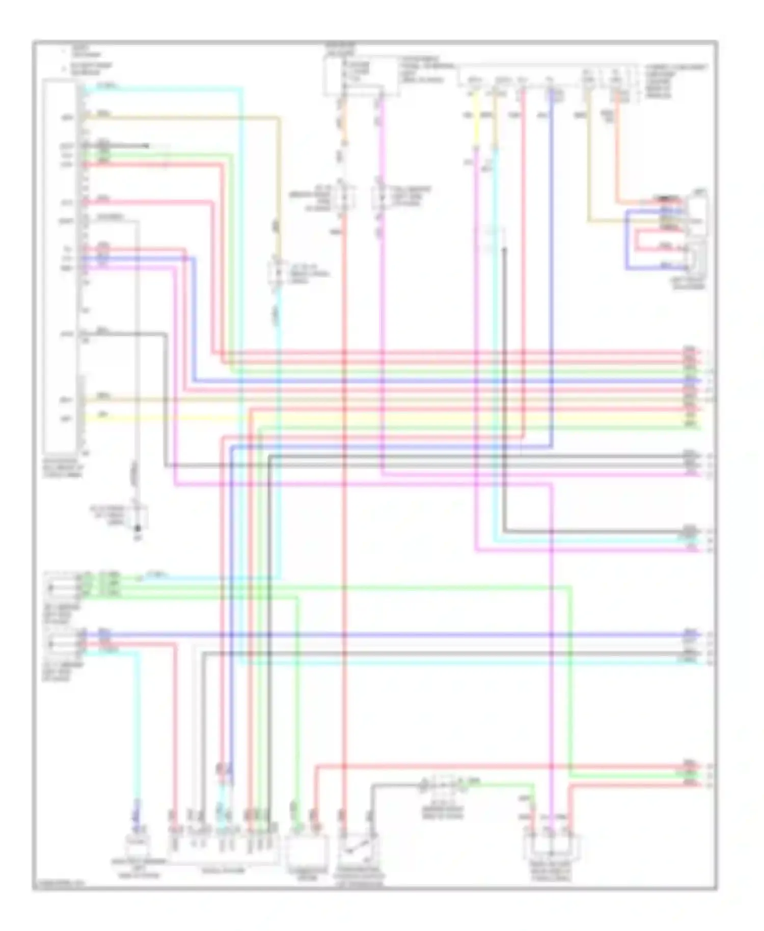 RX Lexus II facelift (2006-2009): Navigation circuit (1 of 3)