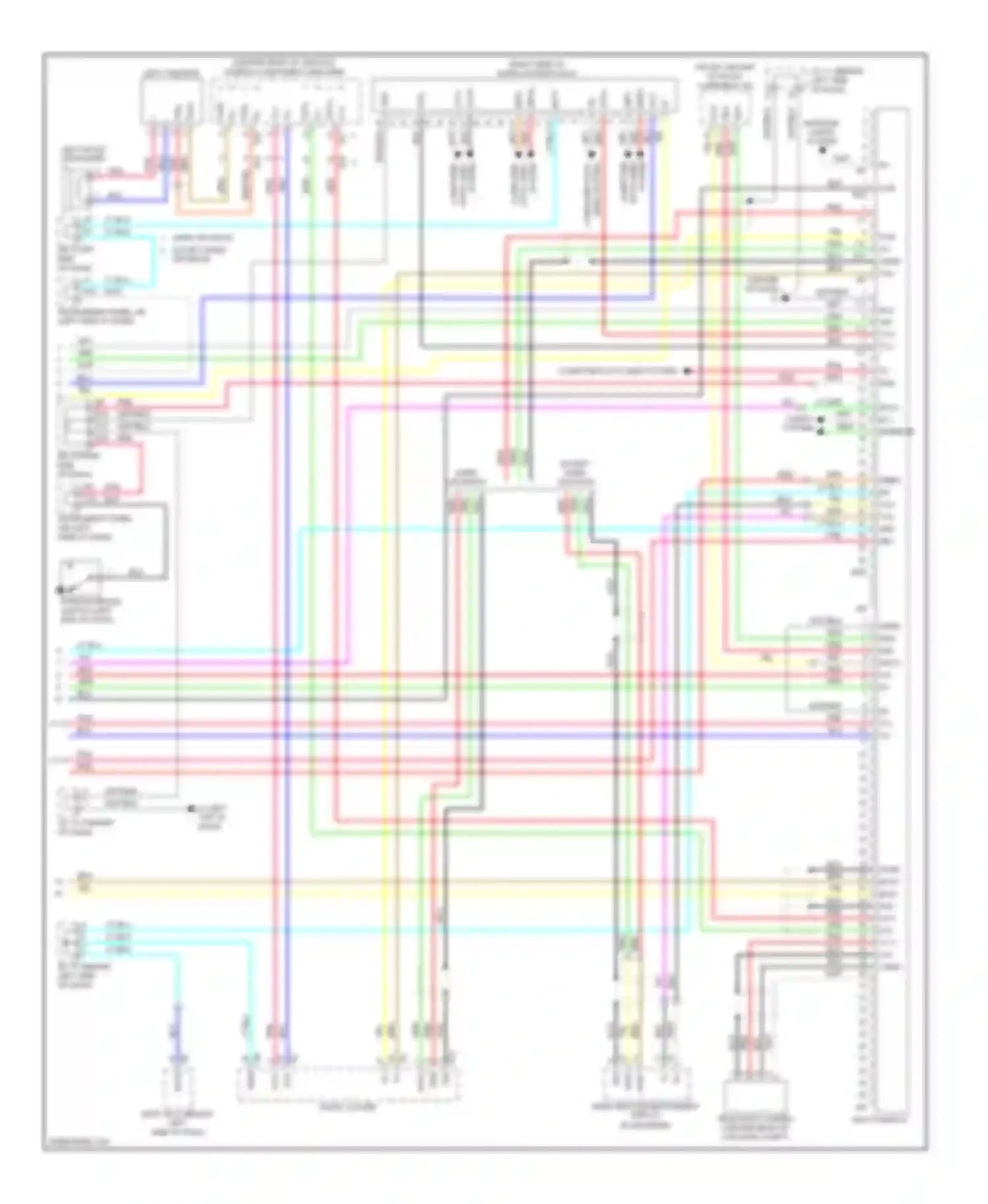 RX Lexus II facelift (2006-2009): Navigation circuit (2 of 2)