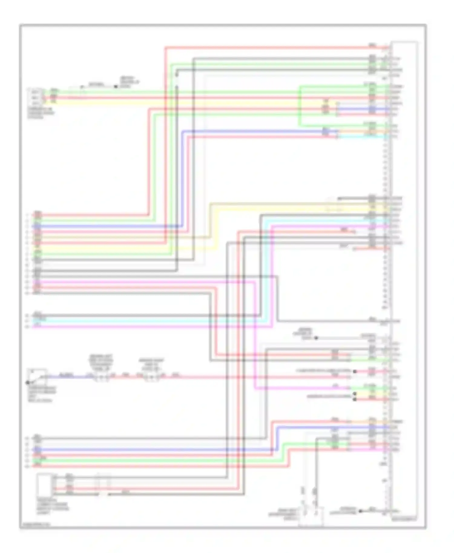 RX Lexus II facelift (2006-2009): Navigation circuit (3 of 3)