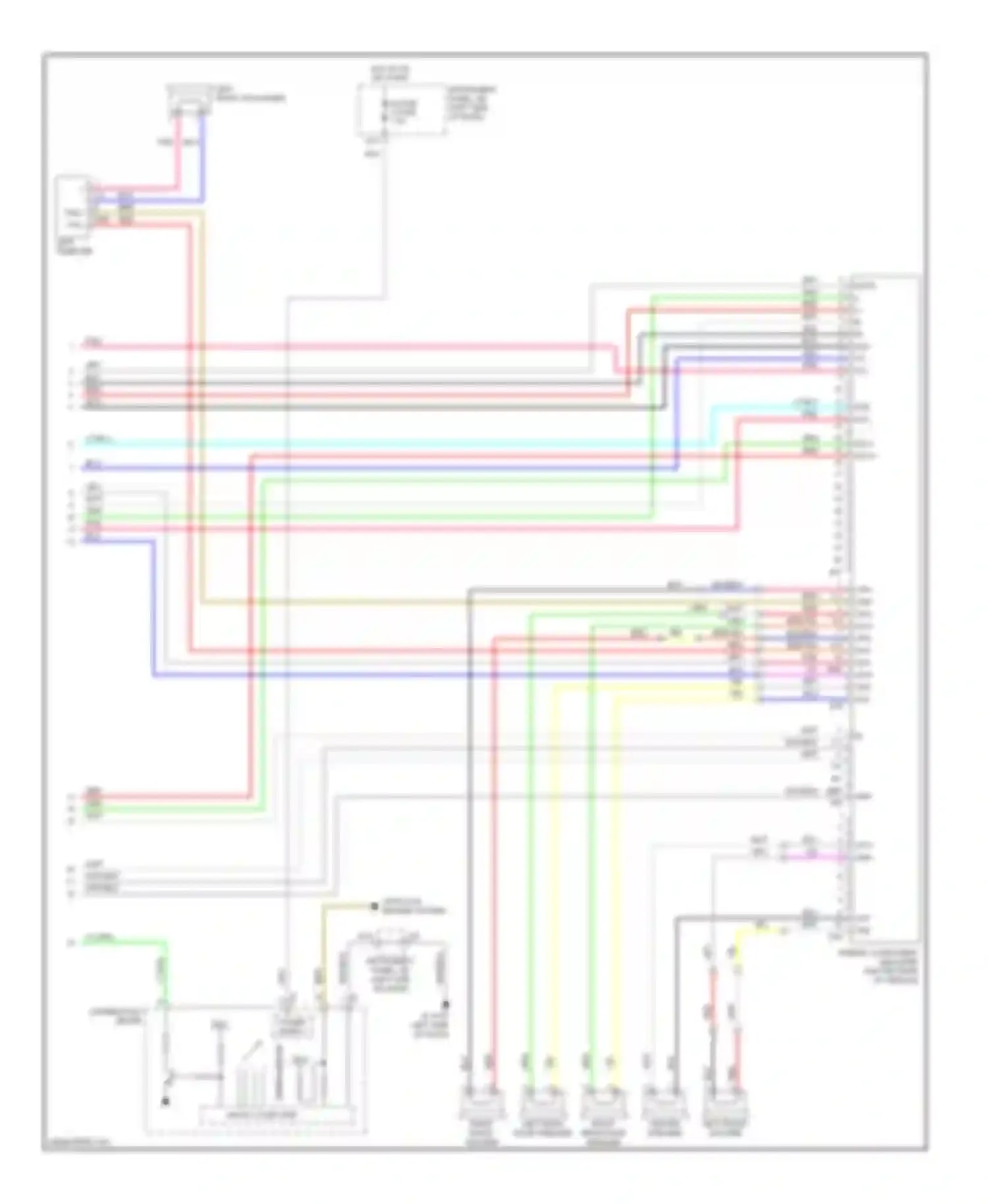 RX Lexus II facelift (2006-2009): Radio circuit, with mark levinson (3 of 3)