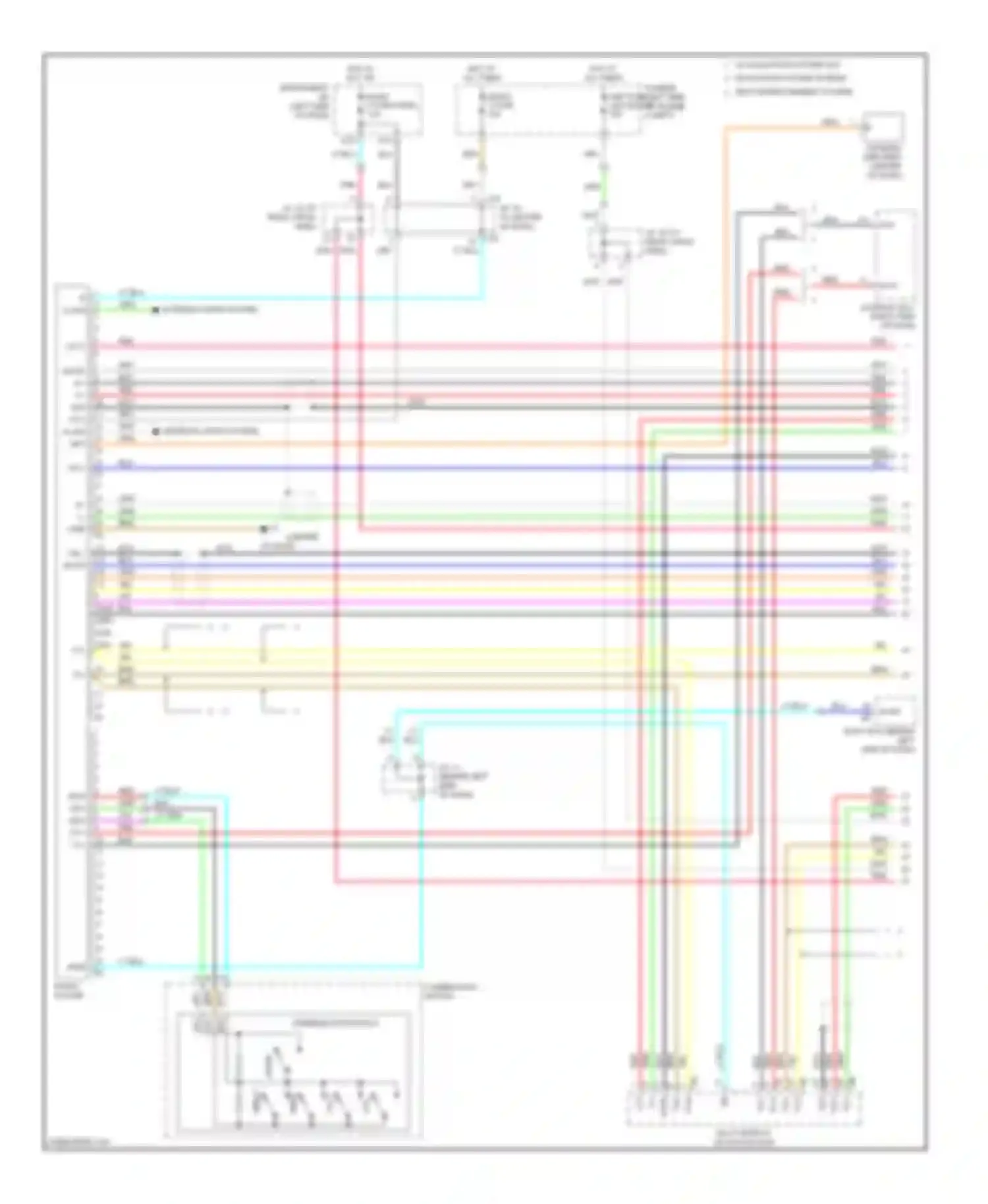 RX Lexus II facelift (2006-2009): Radio circuit, without mark levinson (1 of 3)