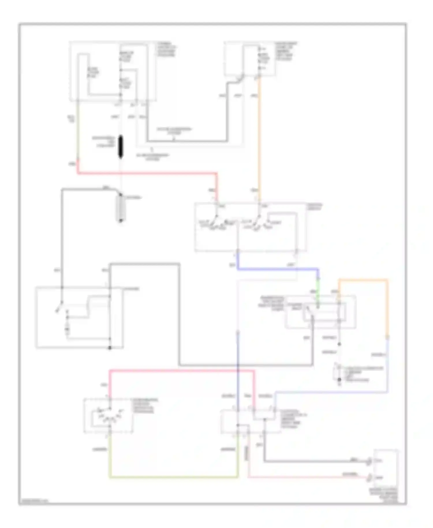 RX Lexus II facelift (2006-2009): Starting circuit