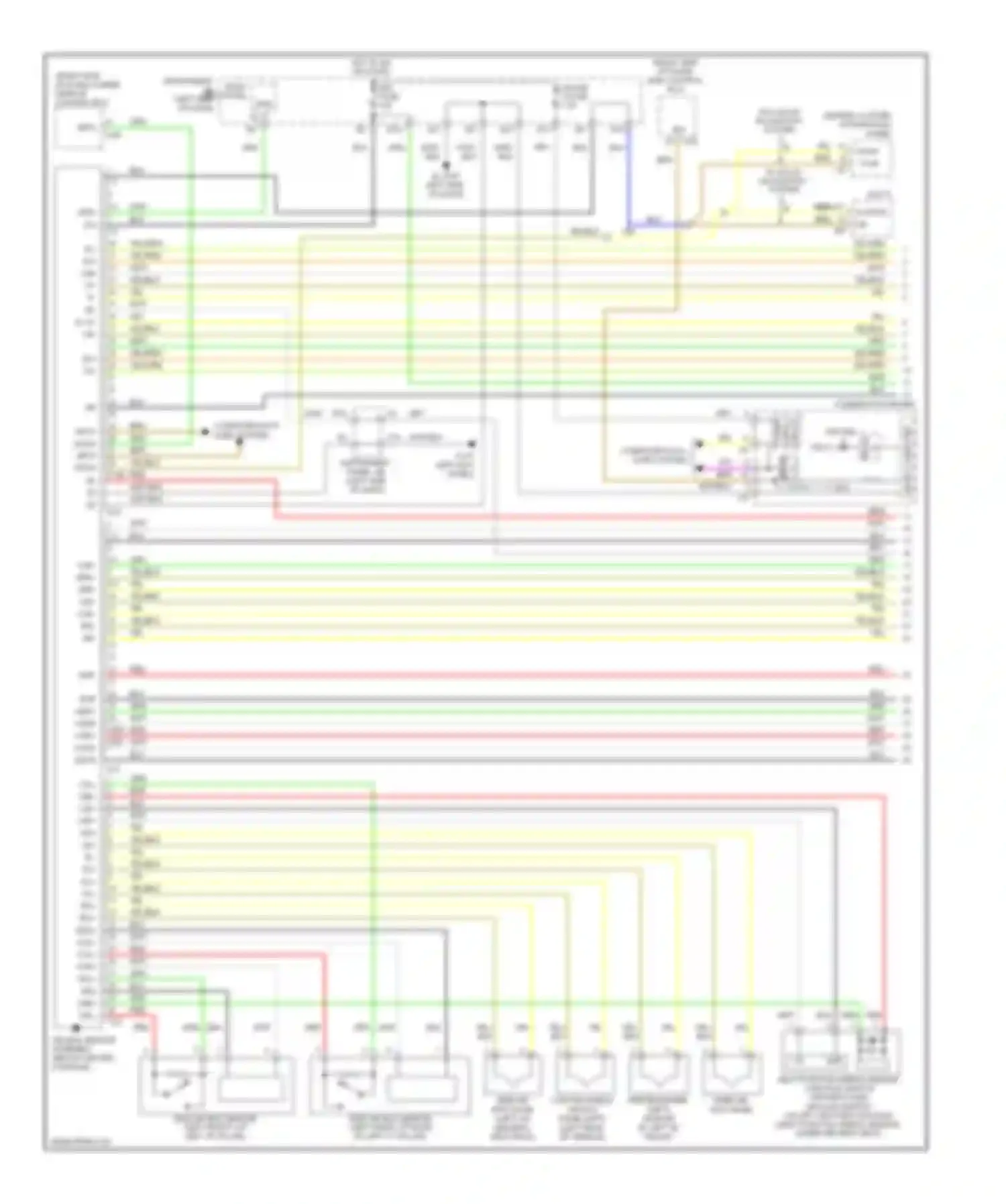 RX Lexus II facelift (2006-2009): Supplemental restraints circuit (1 of 2)