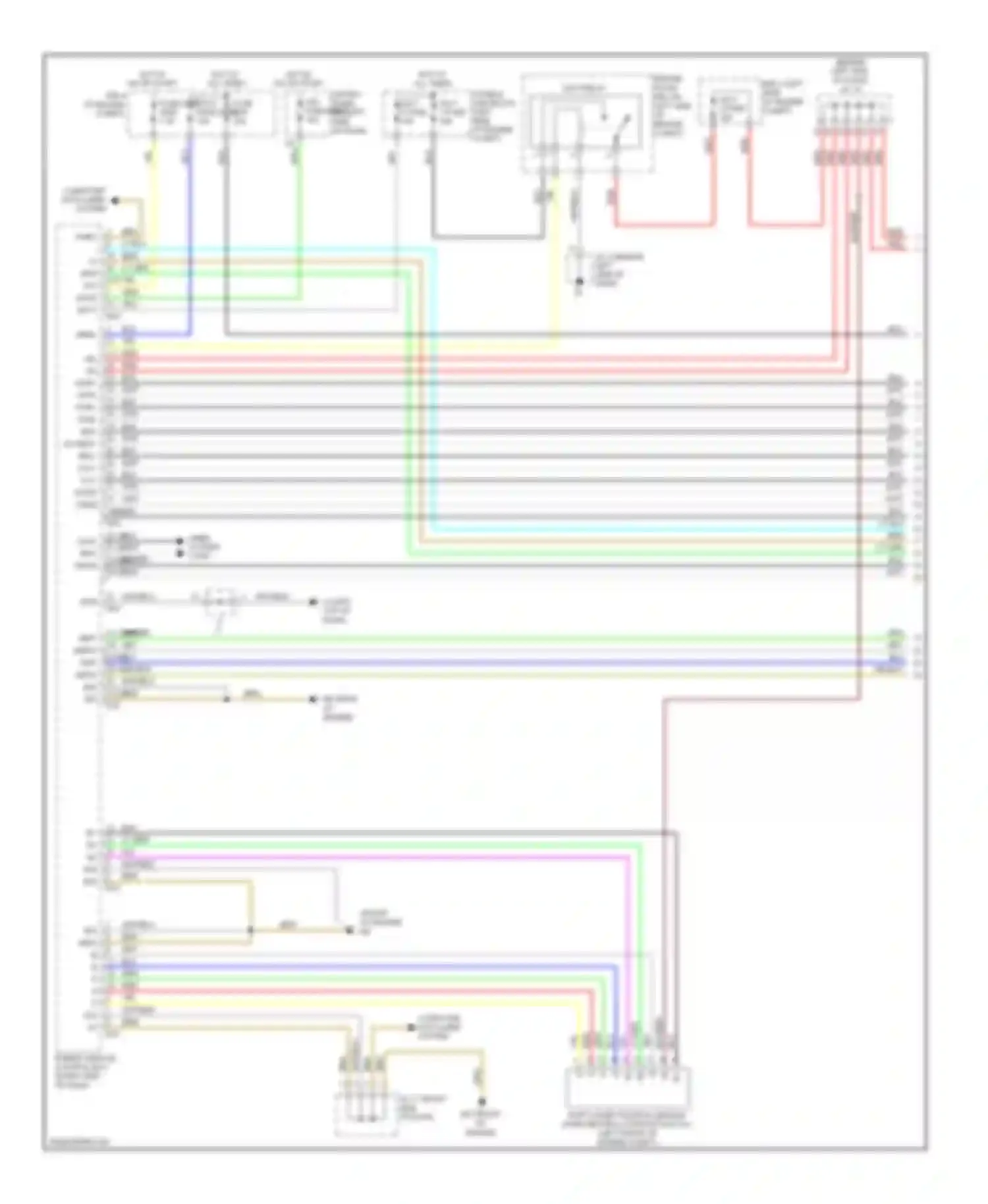 RX Lexus II facelift (2006-2009): Transmission circuit (1 of 3)