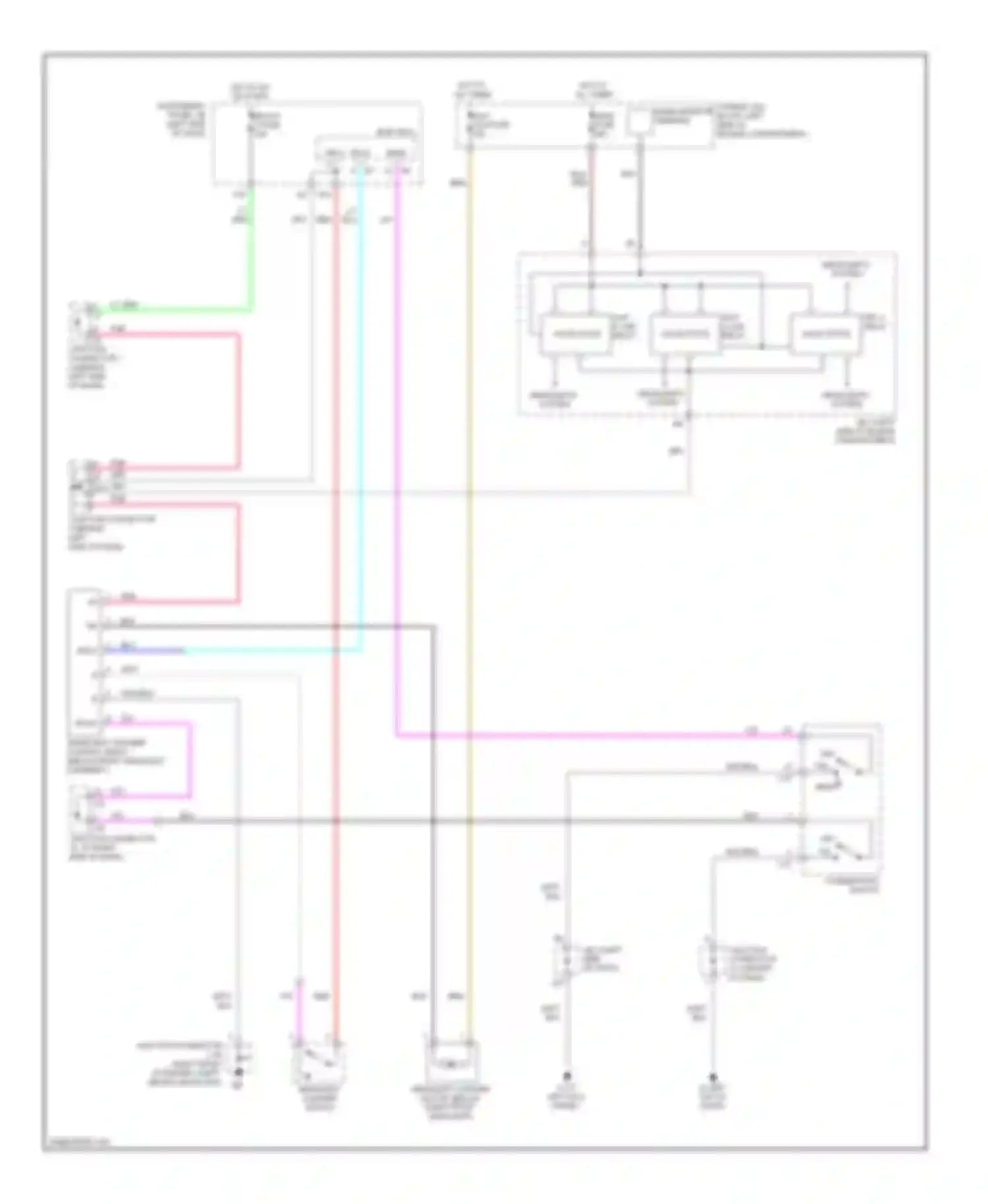 RX Lexus II facelift (2006-2009): Headlamp washer circuit