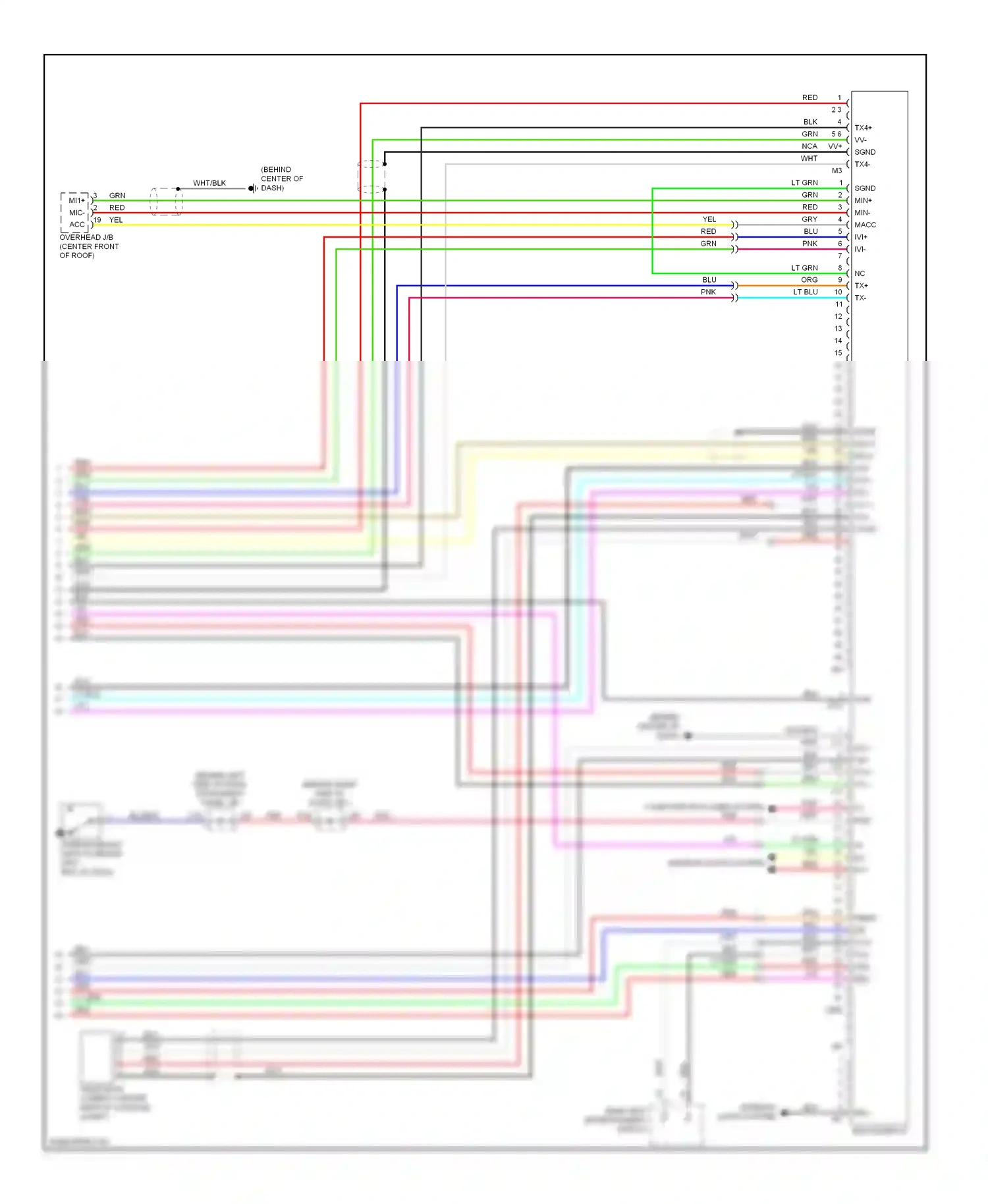 Wiring diagram blu/blk for Lexus RX II facelift (2006-2009) (13 of 30)