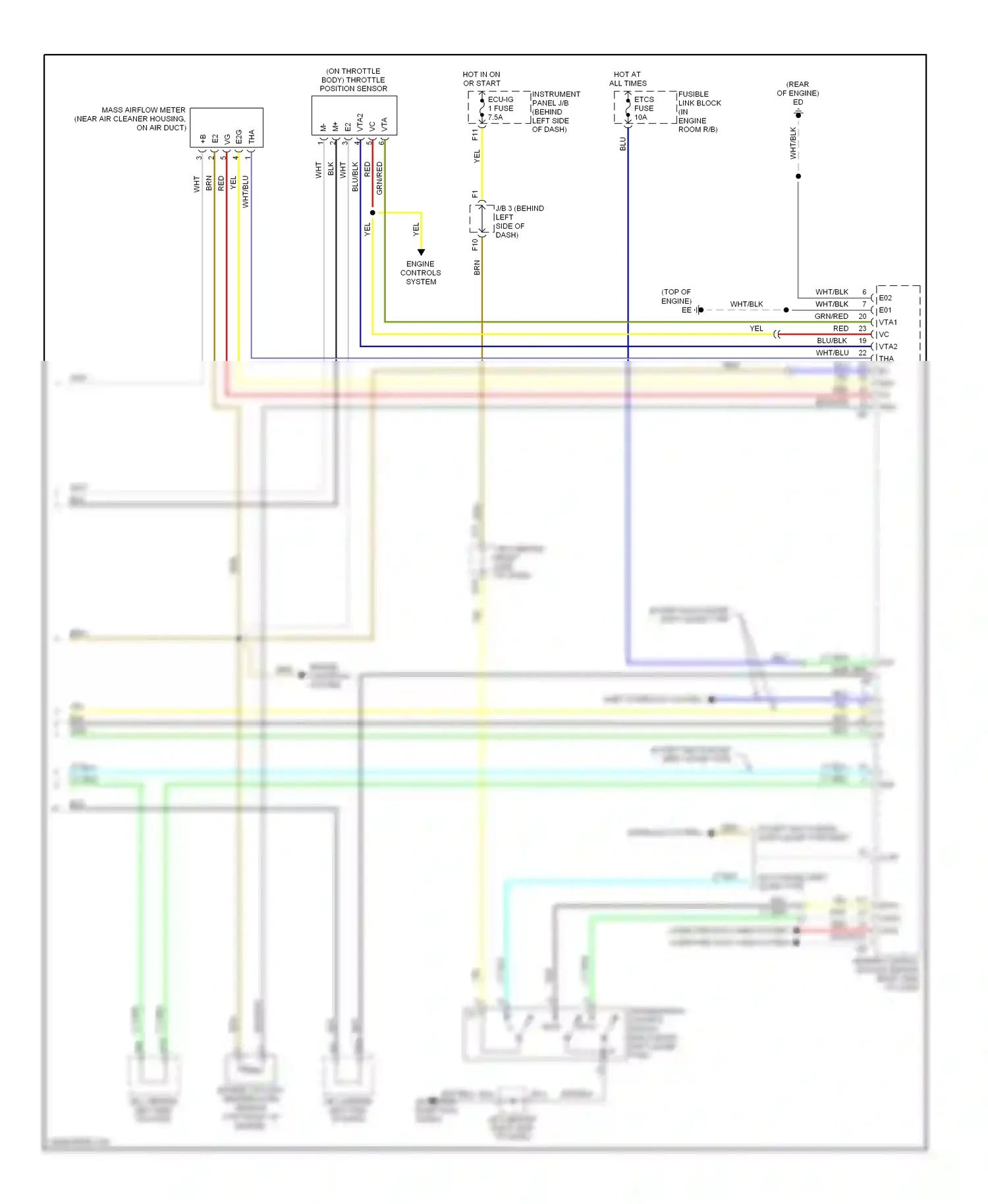 Wiring diagram blu/blk for Lexus RX II facelift (2006-2009) (29 of 30)