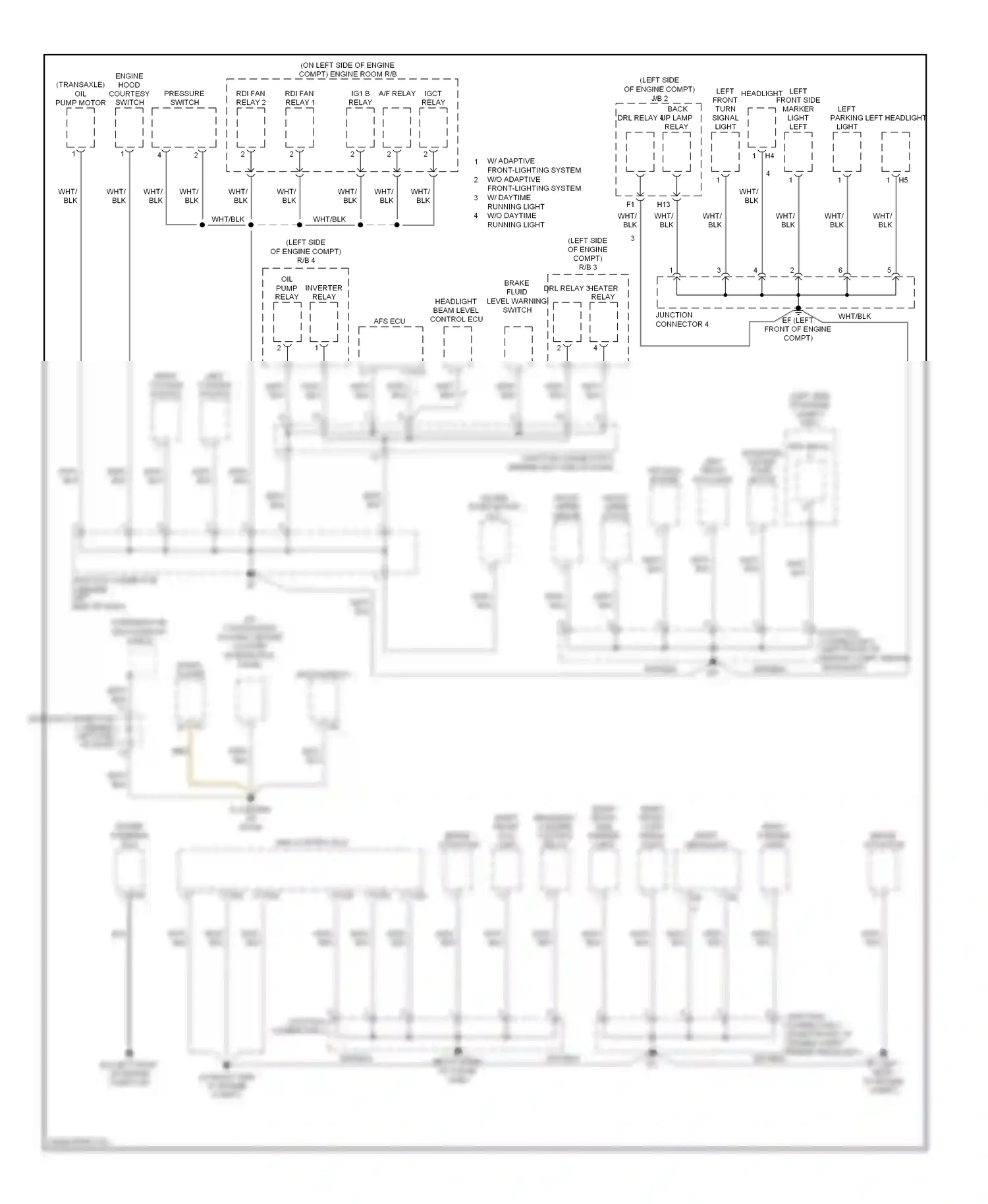 Wiring diagram brake actuator for Lexus RX II facelift (2006-2009) (1 of 1)