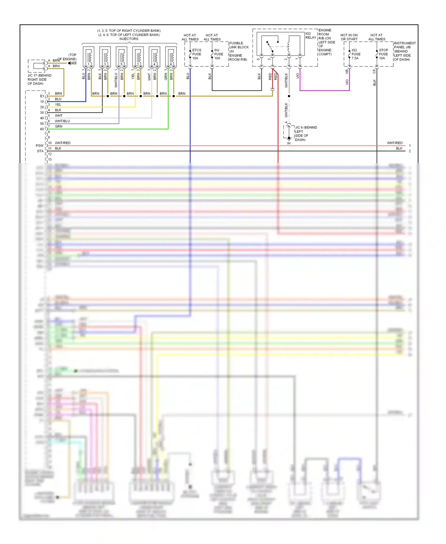 Lexus RX II facelift (2006-2009) eks wiring diagram  (1 of 1)