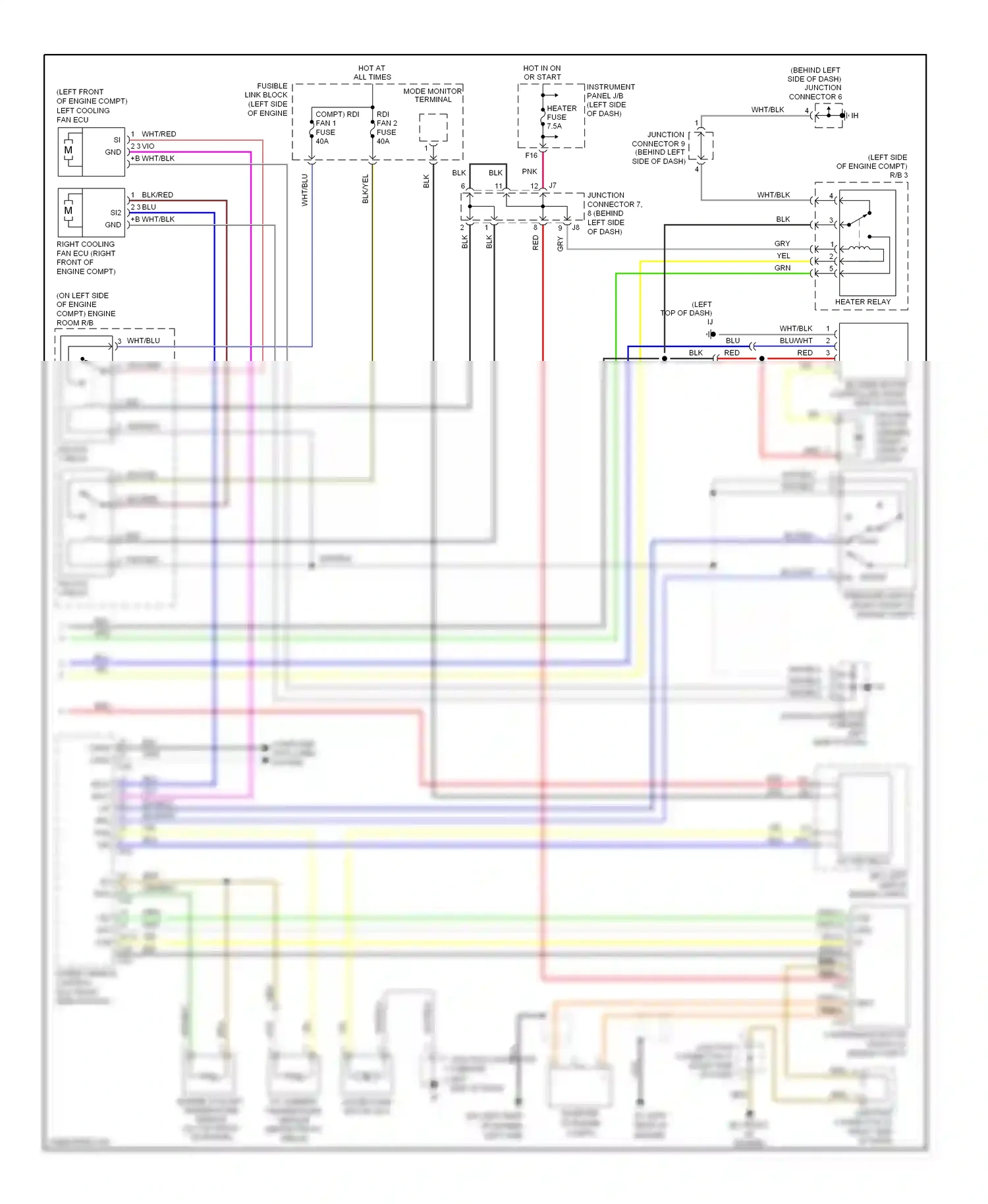 Wiring diagram grn/blk for Lexus RX II facelift (2006-2009) (1 of 9)