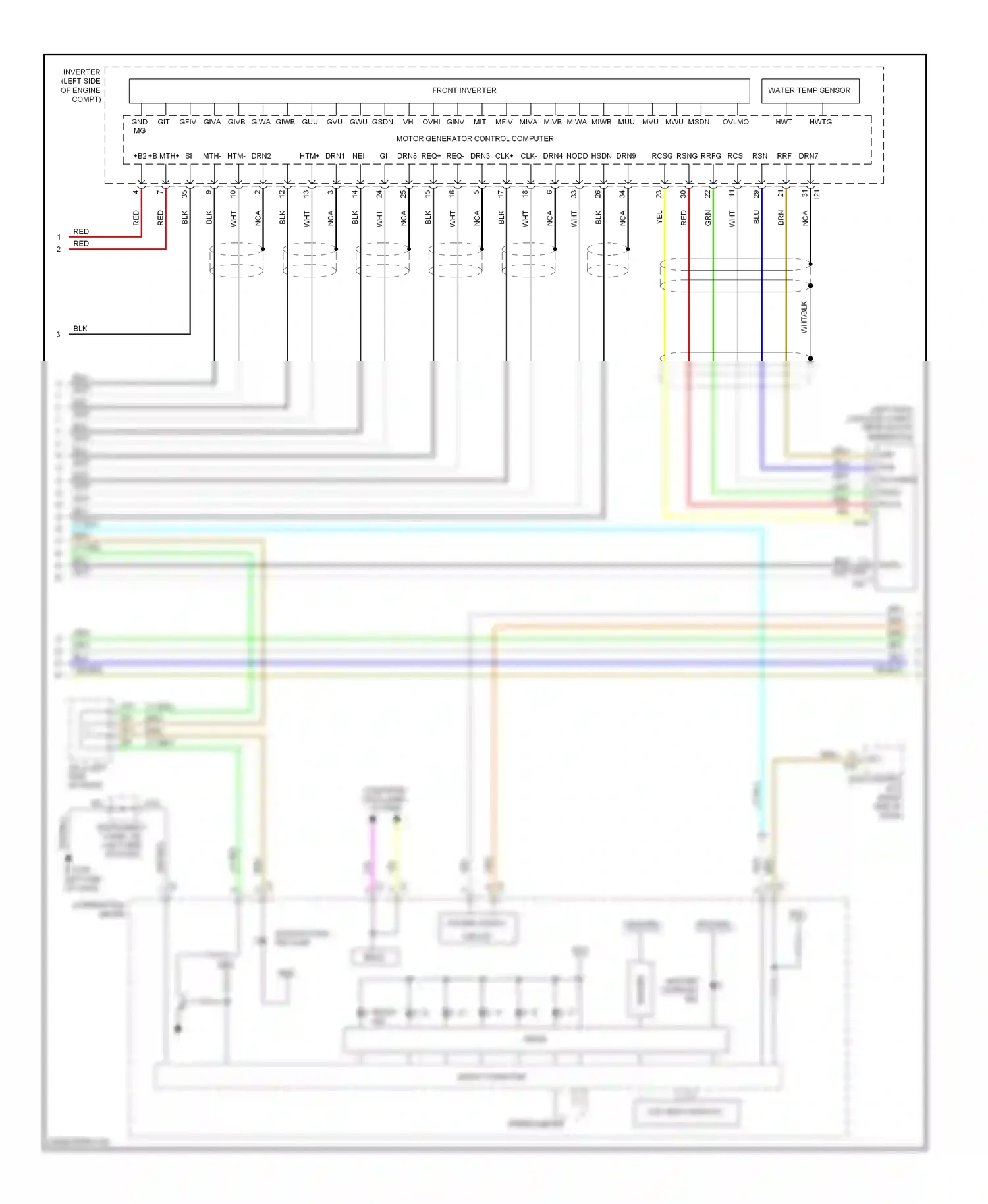 Lexus RX II facelift (2006-2009) lcd (multi display) wiring diagram  (7 of 8)