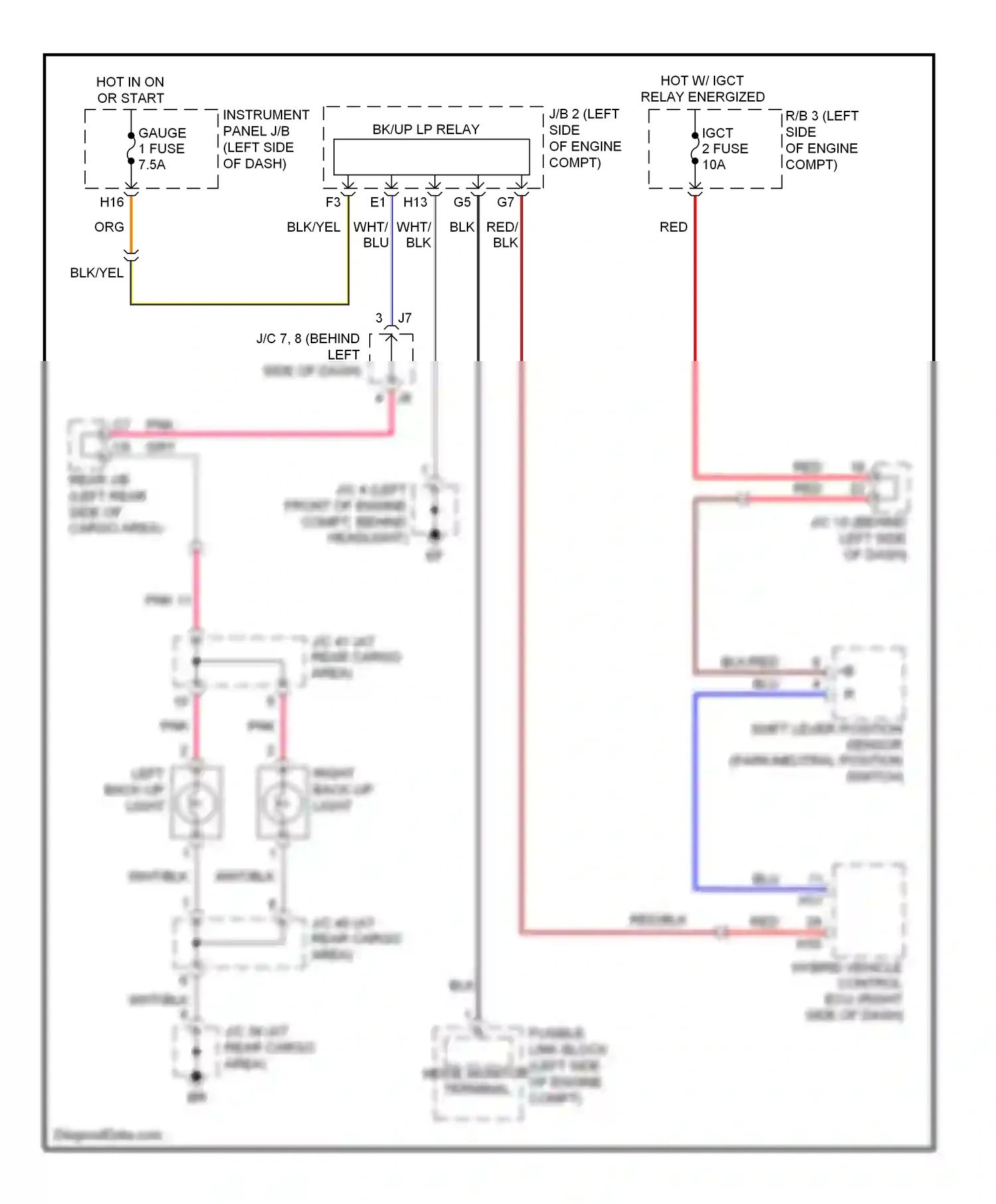 Wiring diagram org/ for Lexus RX II facelift (2006-2009) (23 of 80)