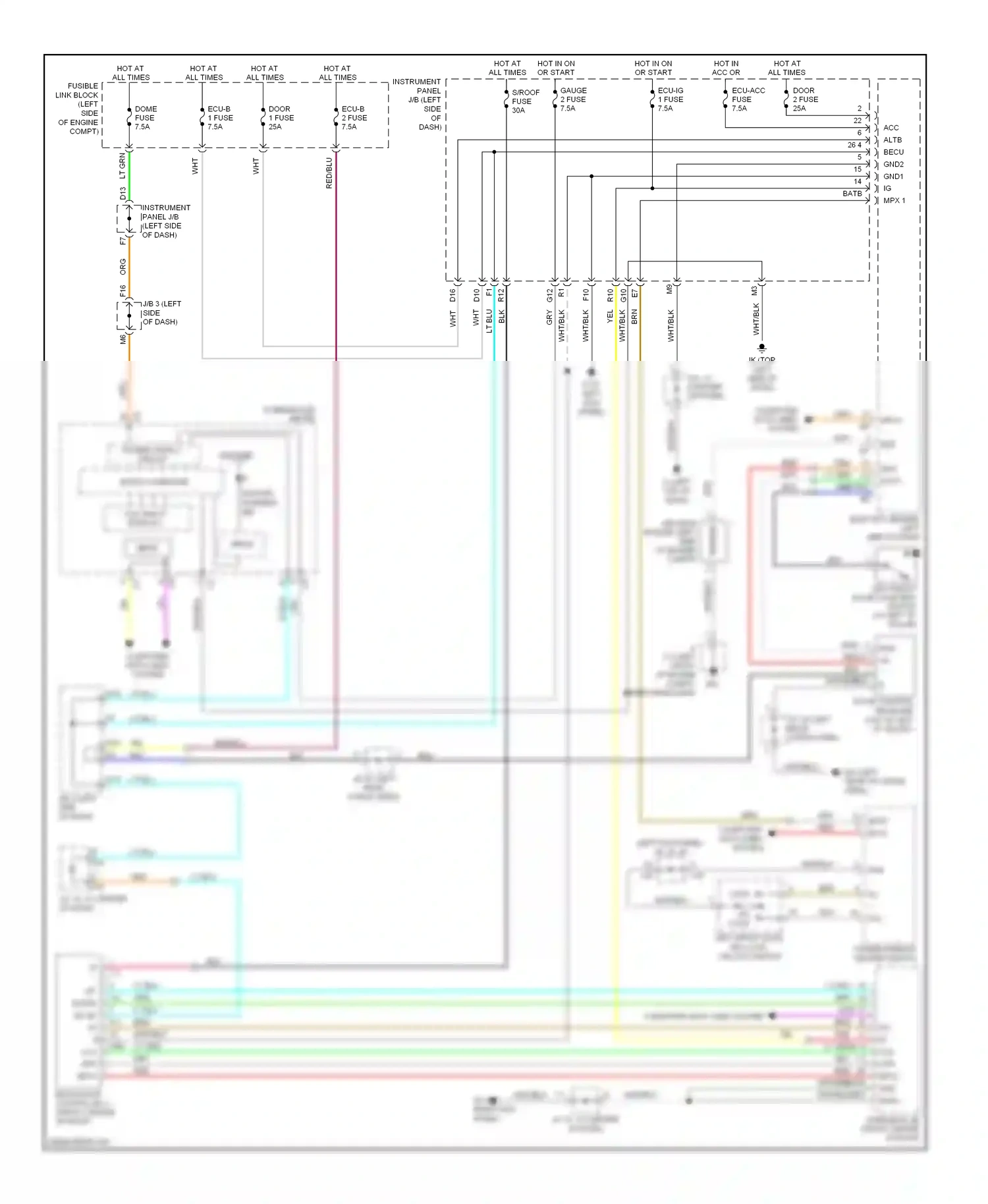 Wiring diagram org/ for Lexus RX II facelift (2006-2009) (73 of 80)