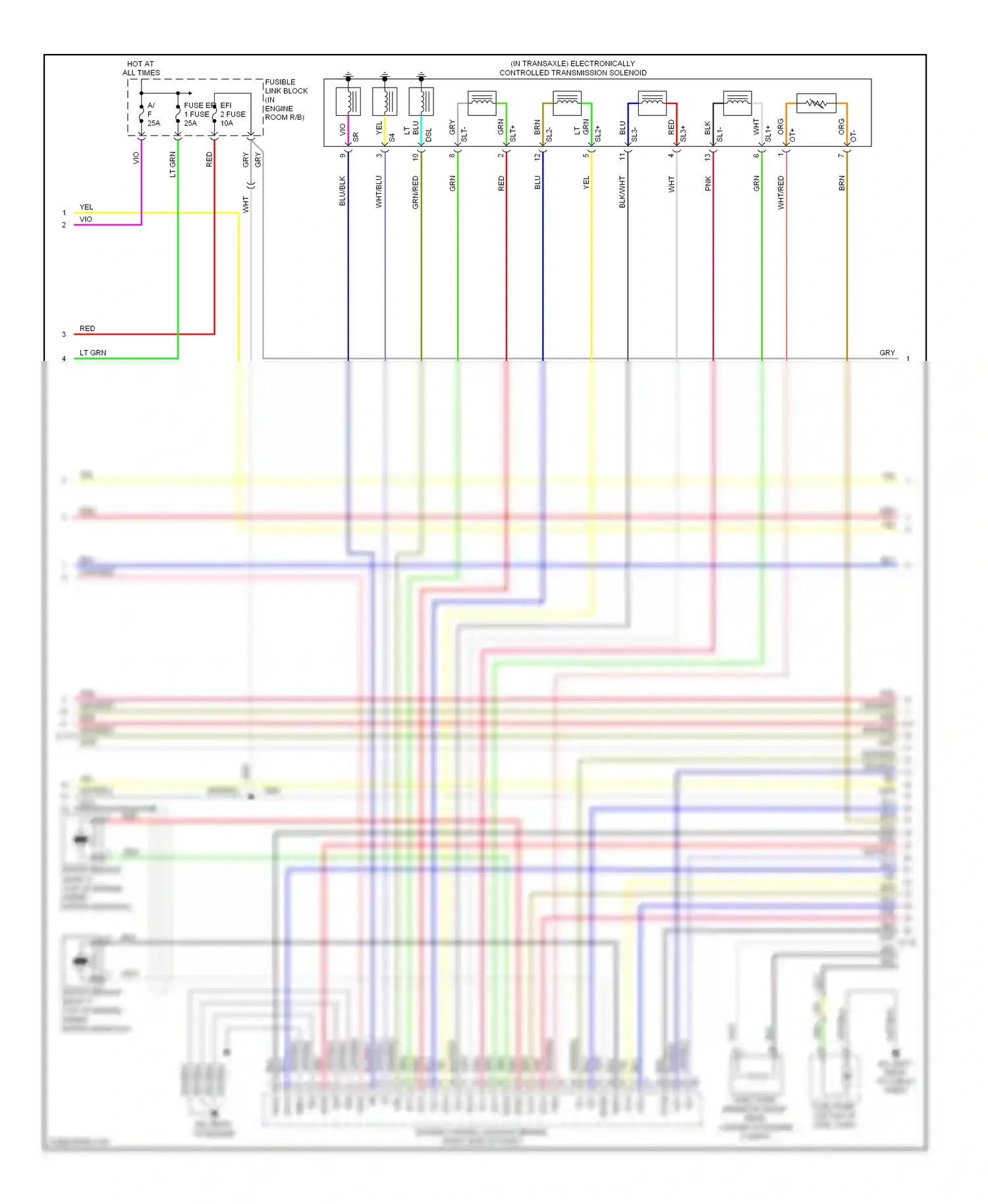 Wiring diagram pnk for Lexus RX II facelift (2006-2009) (20 of 82)